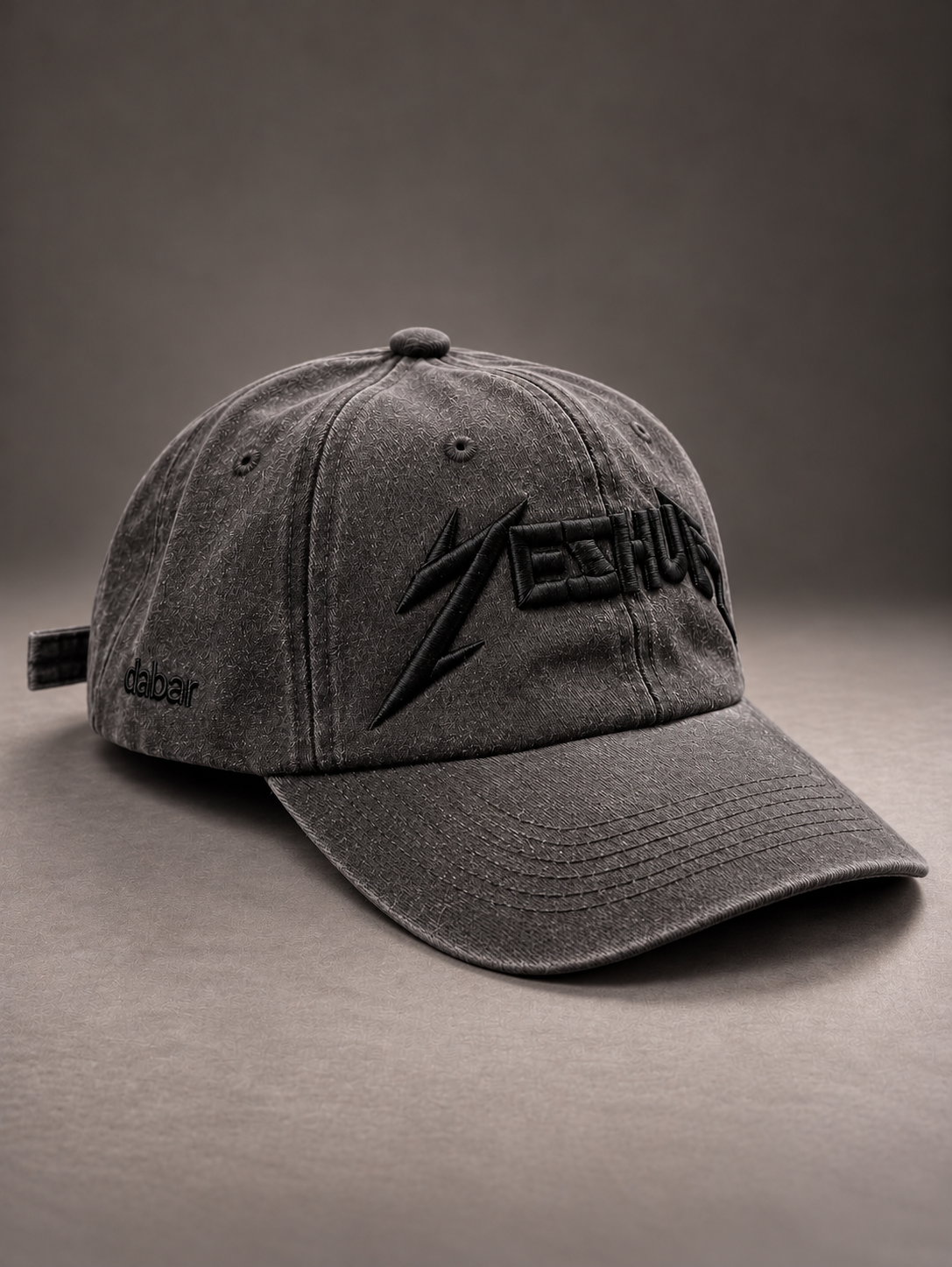 Cap Acid Wash "YESHUA" Bordado (Broche Ajustable)