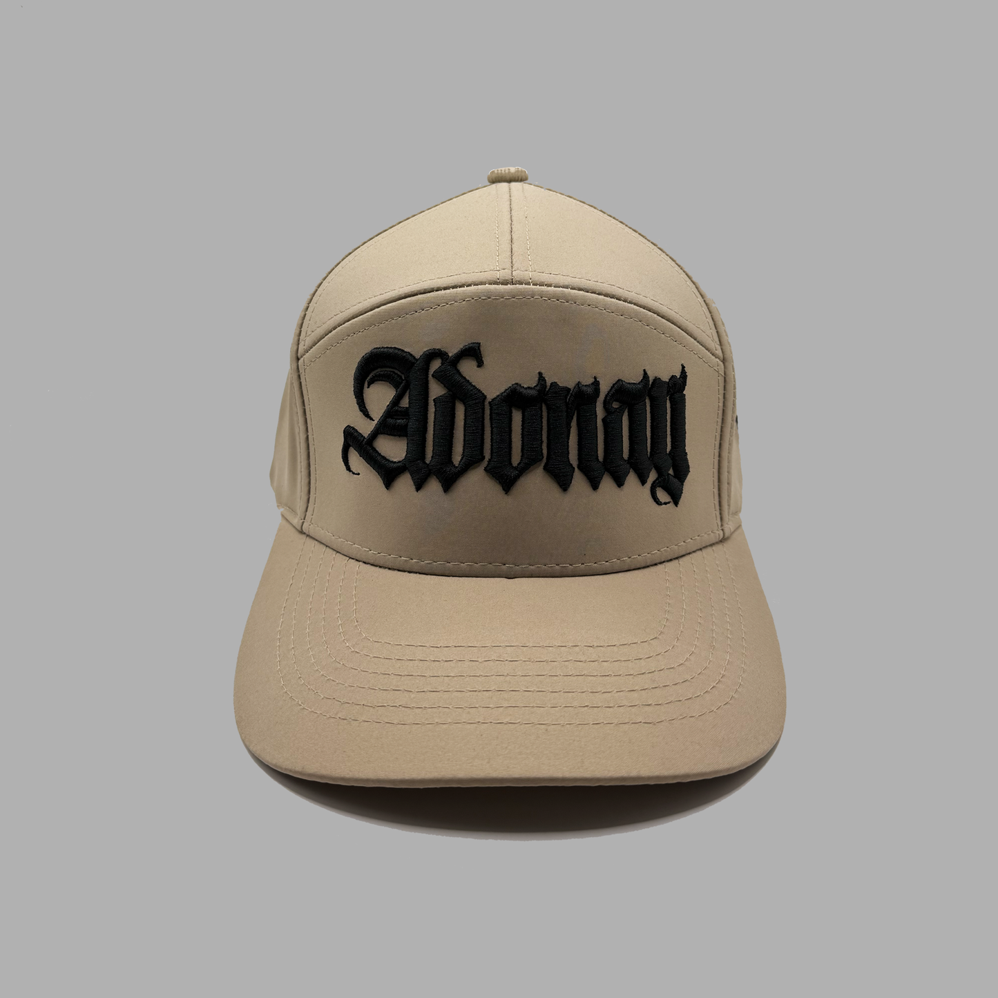 Cap ADONAY beige bordado 3D