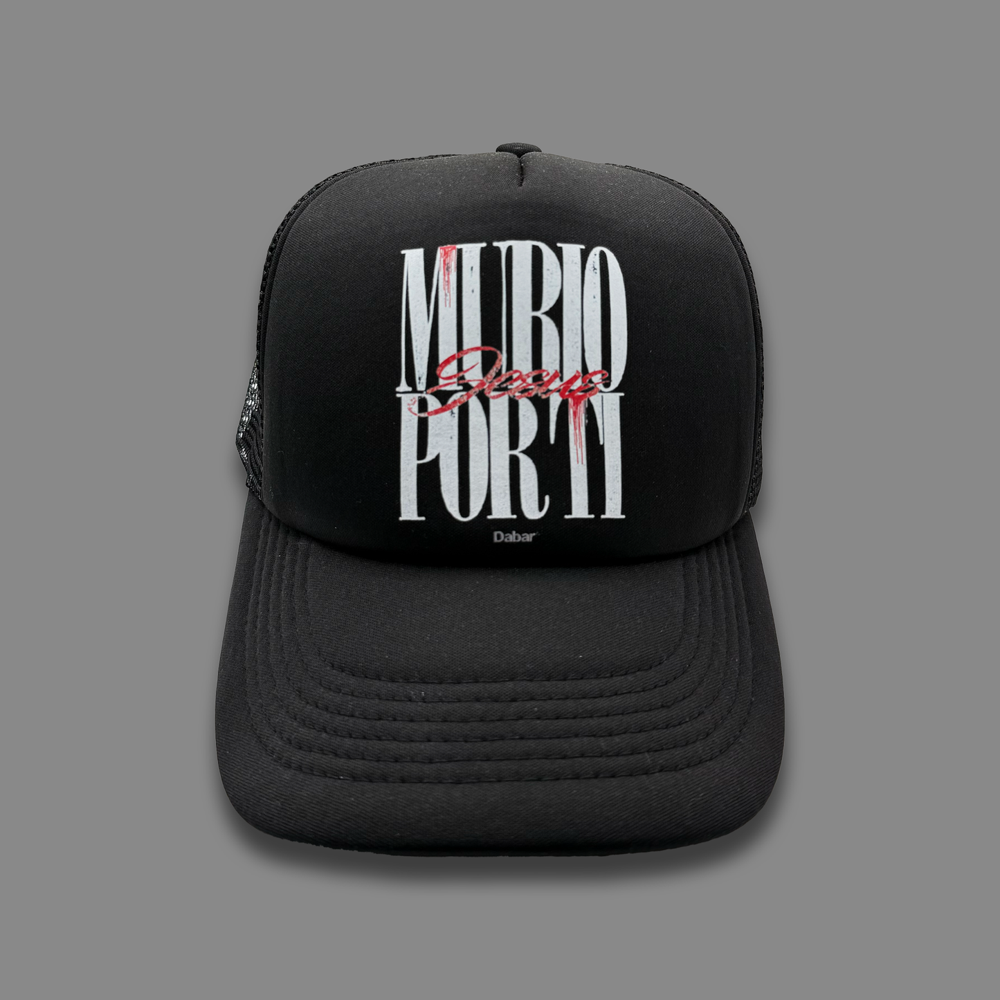 Trucker MURIO POR TI negro estampado