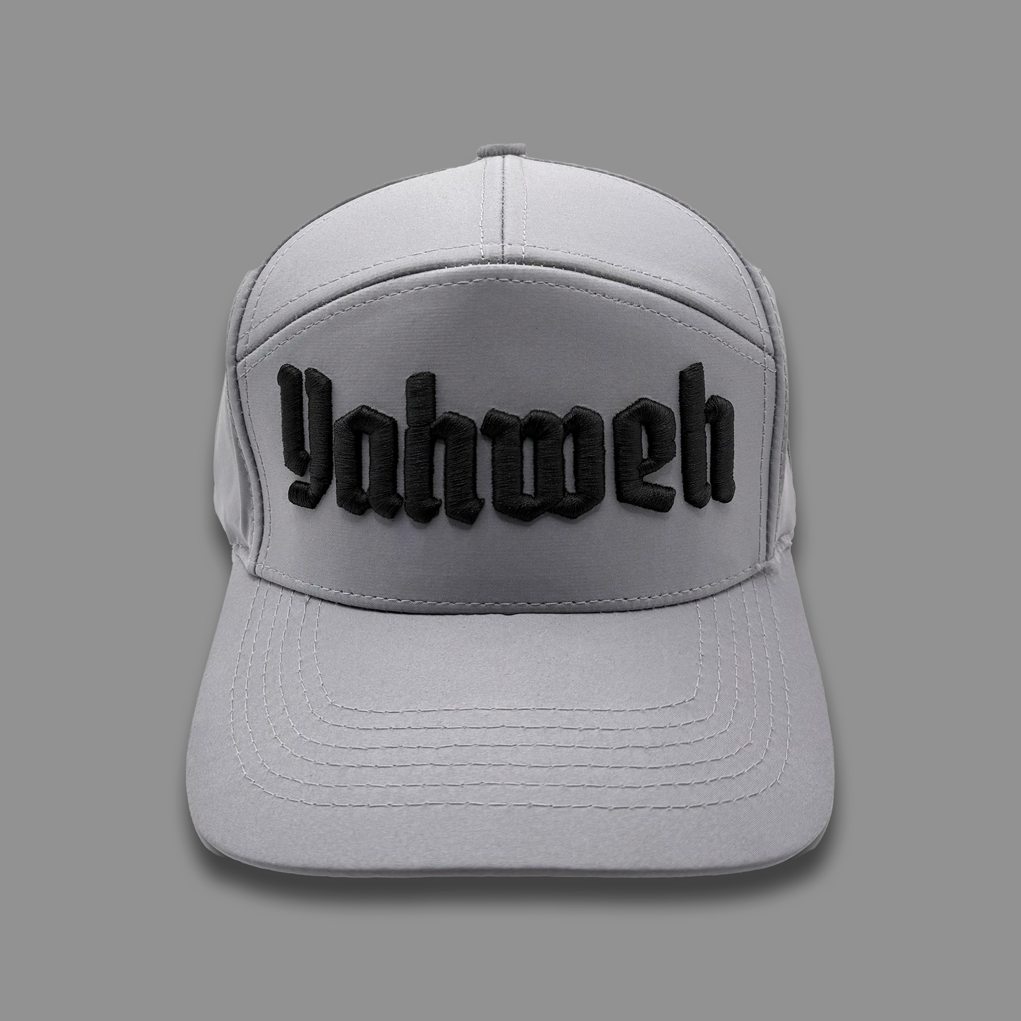 Cap YAHWEH gris bordado 3D (Copia)