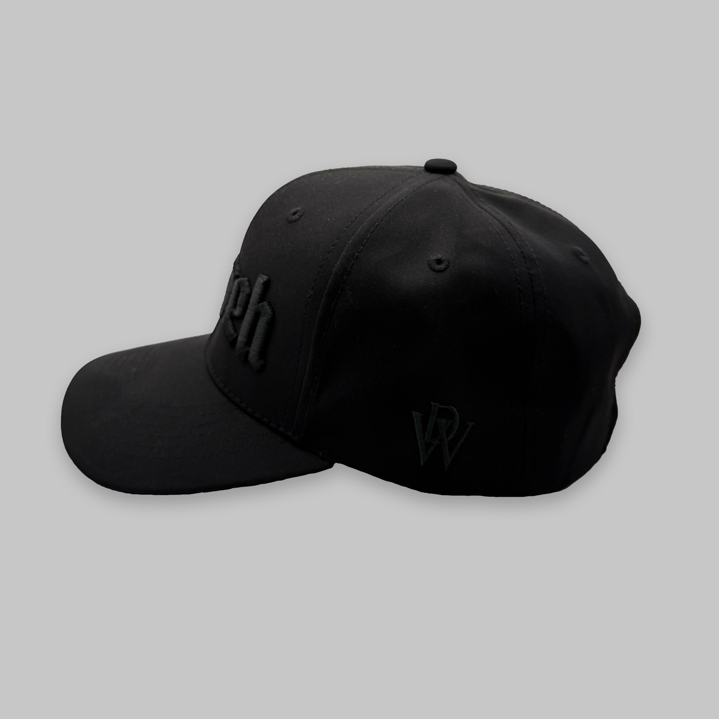 Cap YAHWEH negro bordado negro 3D