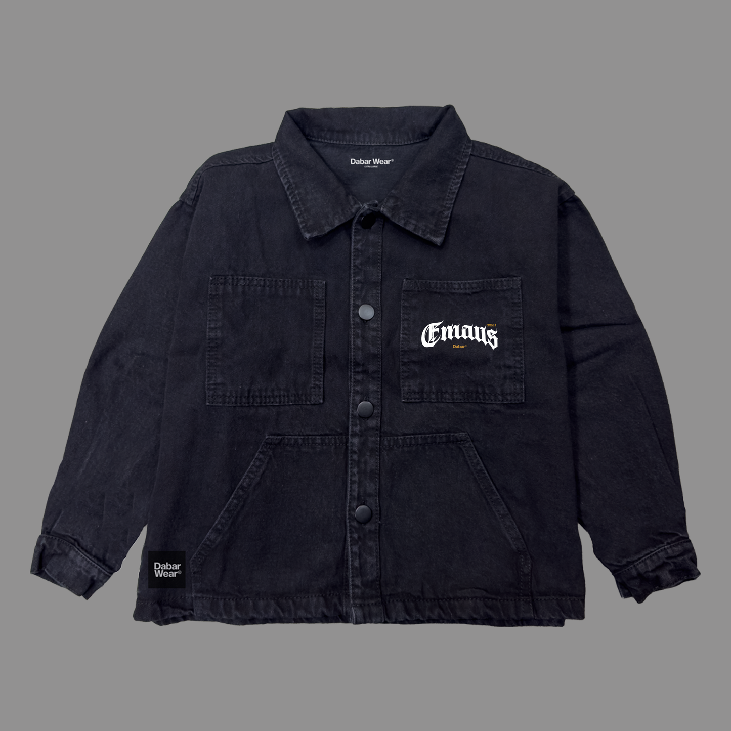 Jacket niño negra jeans EMAUS