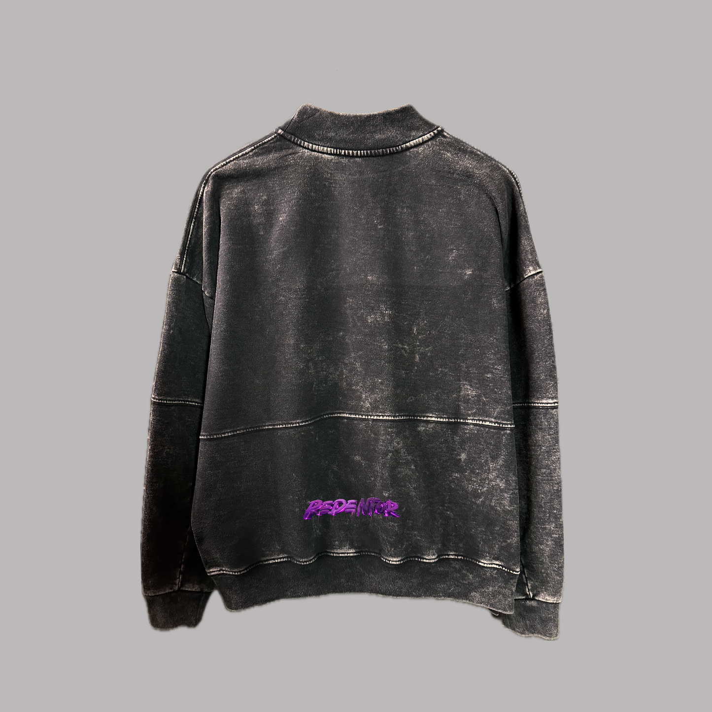 Crewneck acis wash relaxed REDENTOR Black