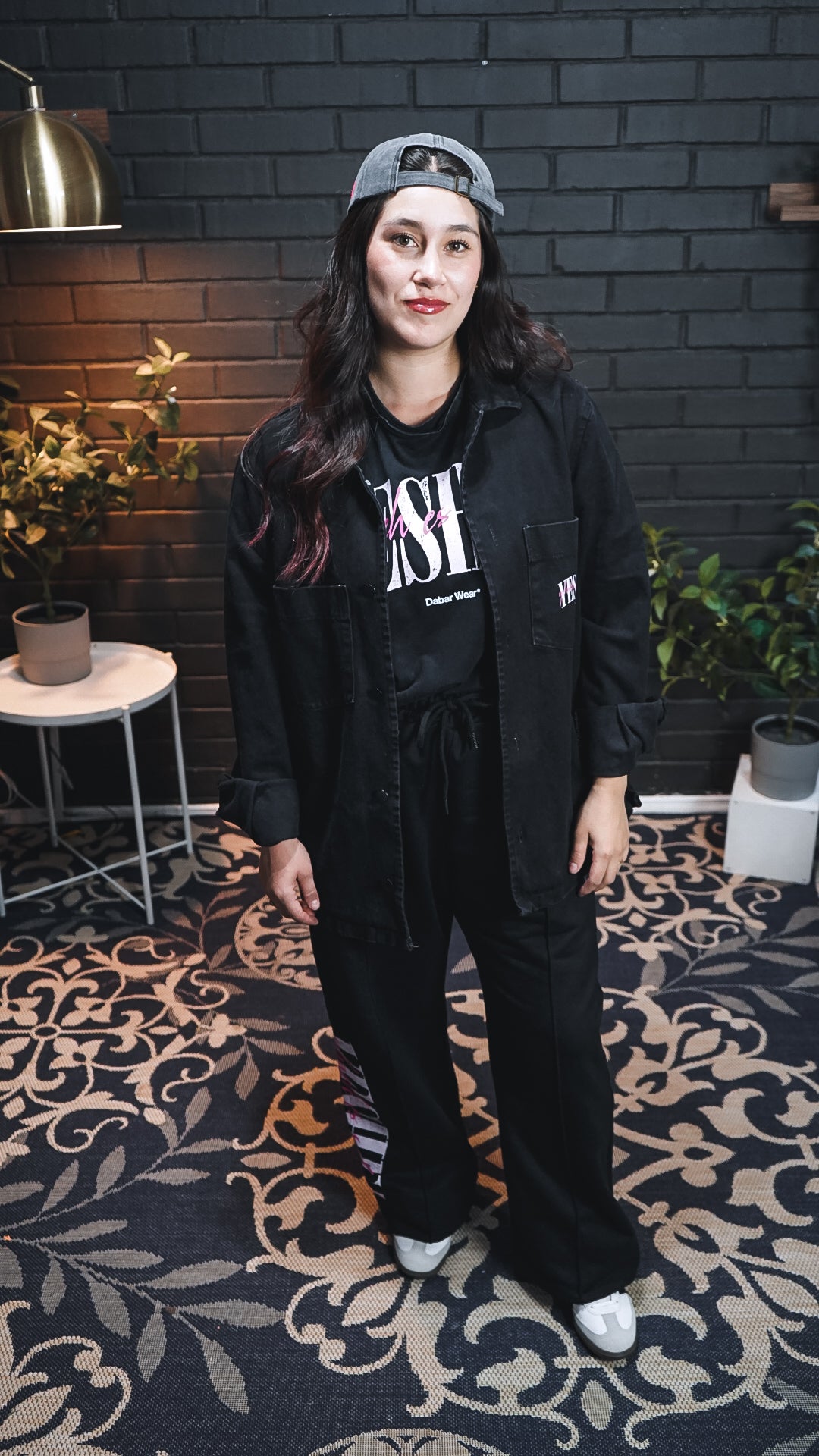 Overshirt Jeans negro Relaxed Fit YESHUA