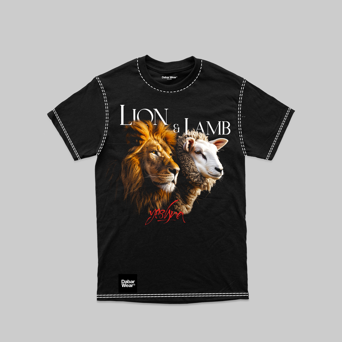 Tshirt Black Relaxed fit LION AND LAMB