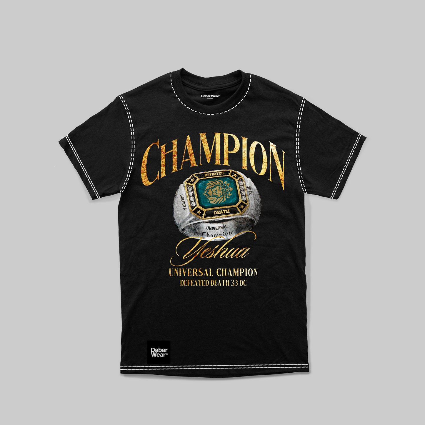 Tshirt Black Relaxed fit CHAMPION