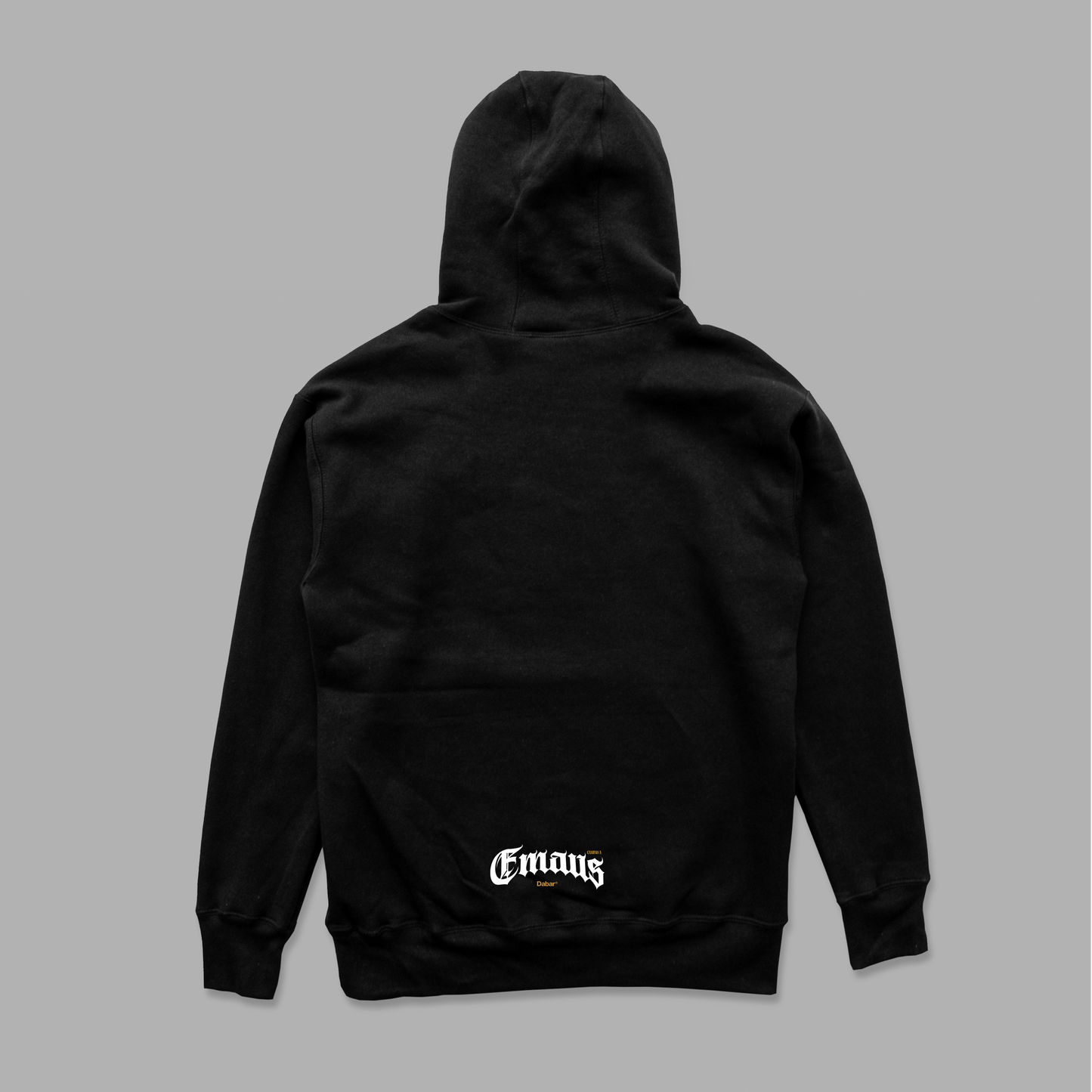 Hoodie relaxed negro EMAUS