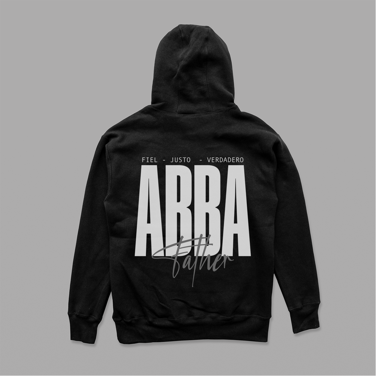 Hoodie Zipup black "ABBA" (Fit Regular)