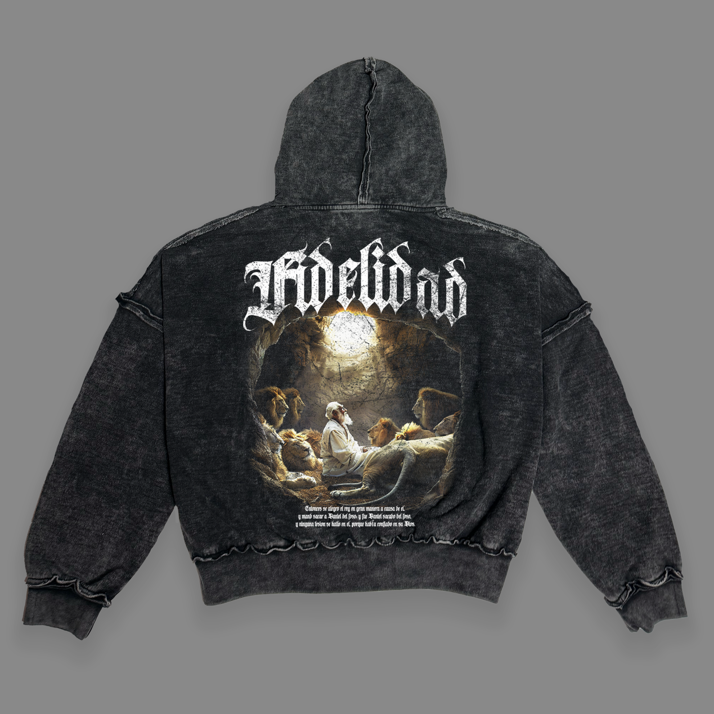 Hoodie Boxy Stone wash FIDELIDAD