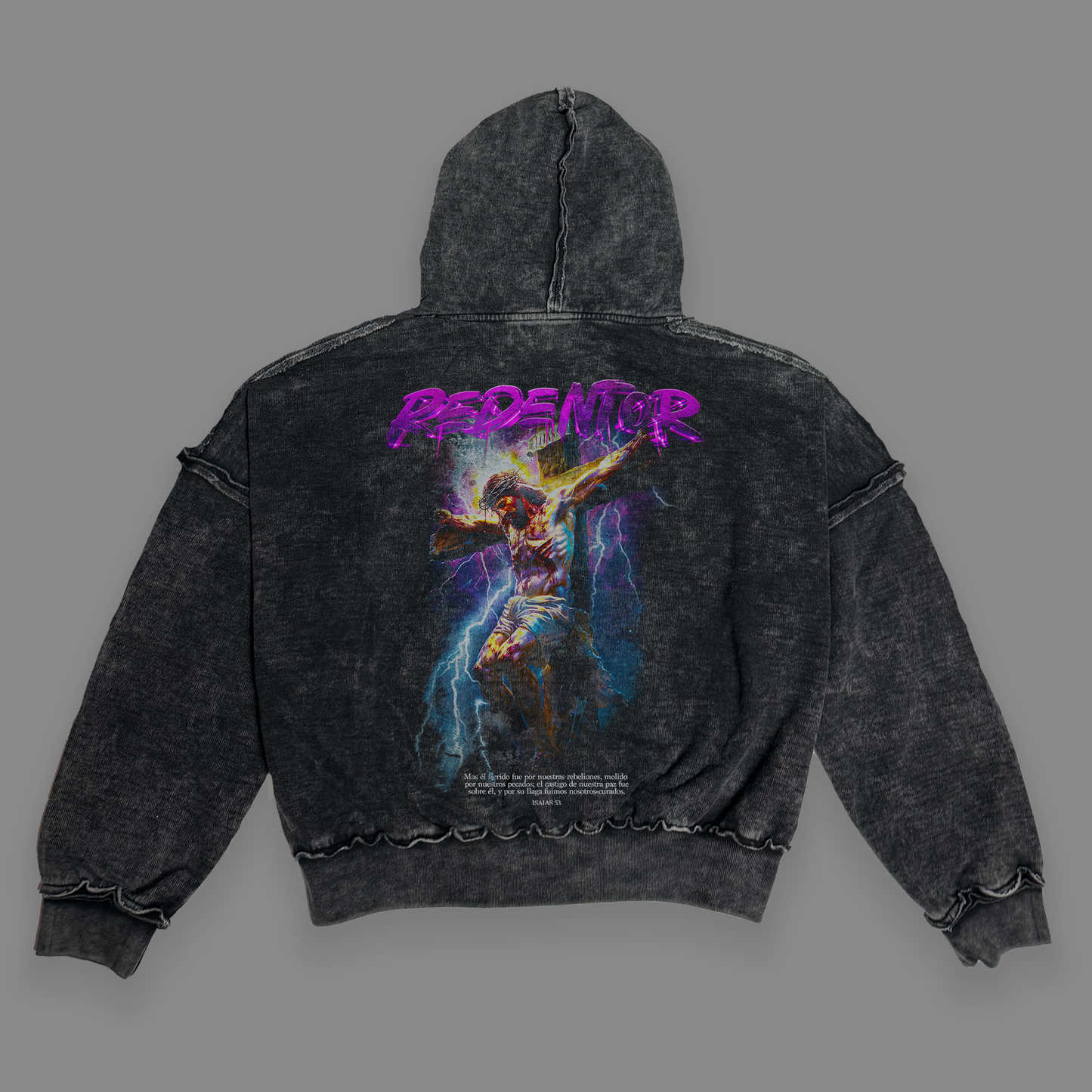Hoodie Boxy Stone wash REDENTOR