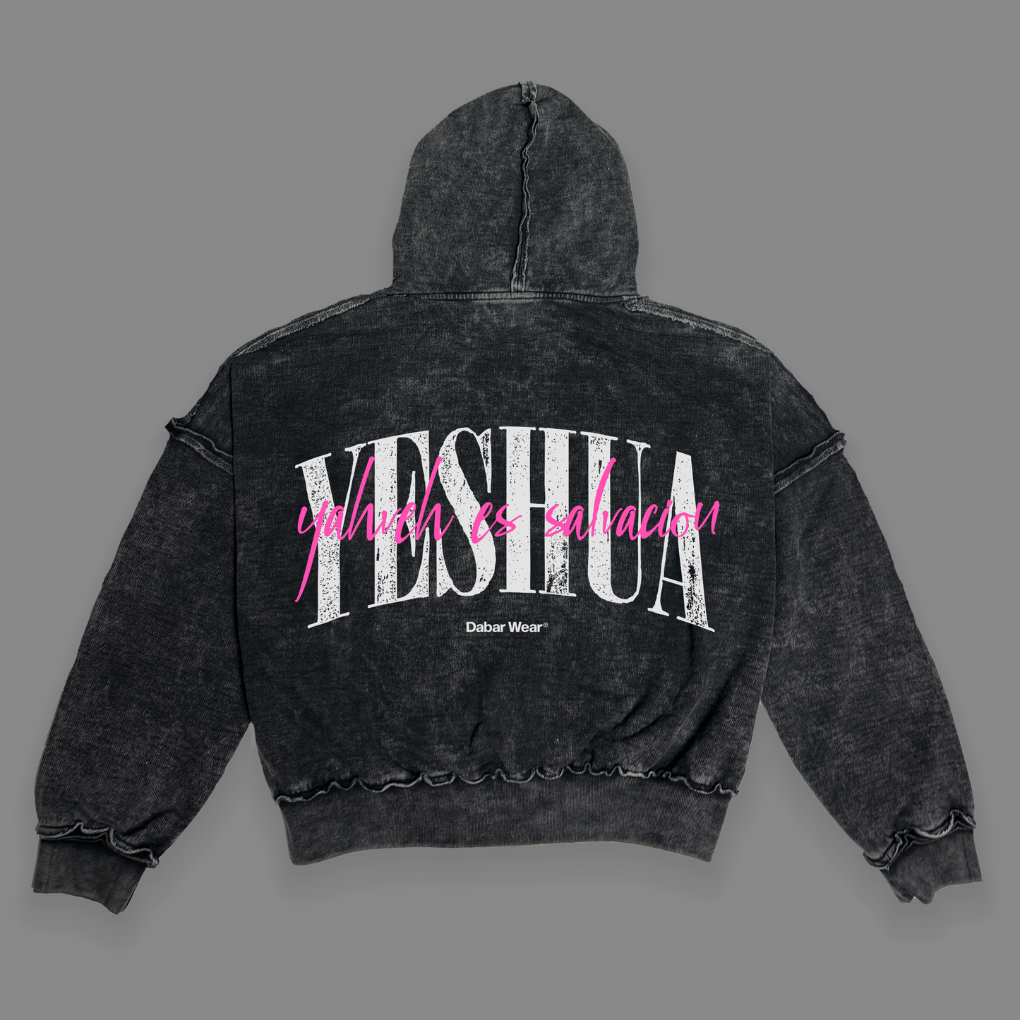 Hoodie Boxy Stone wash YESHUA
