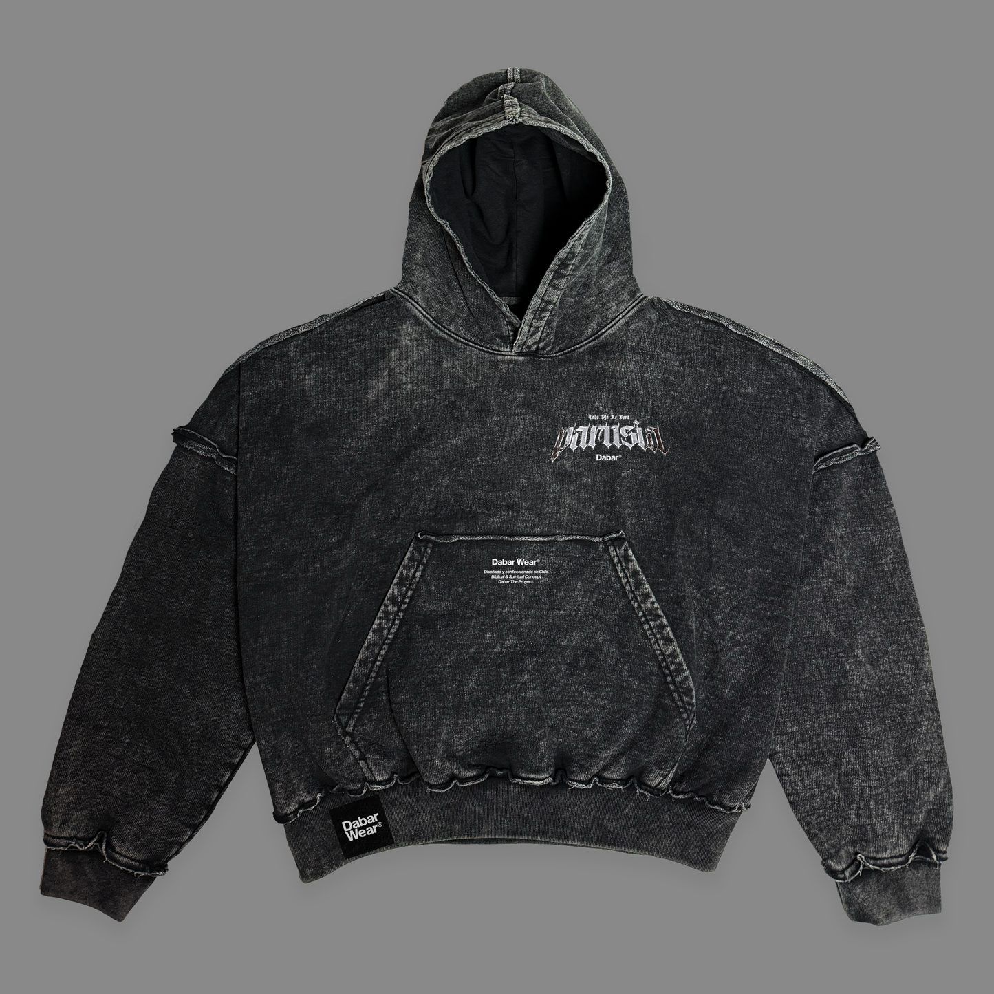 Hoodie Boxy Stonewash PARUSIA