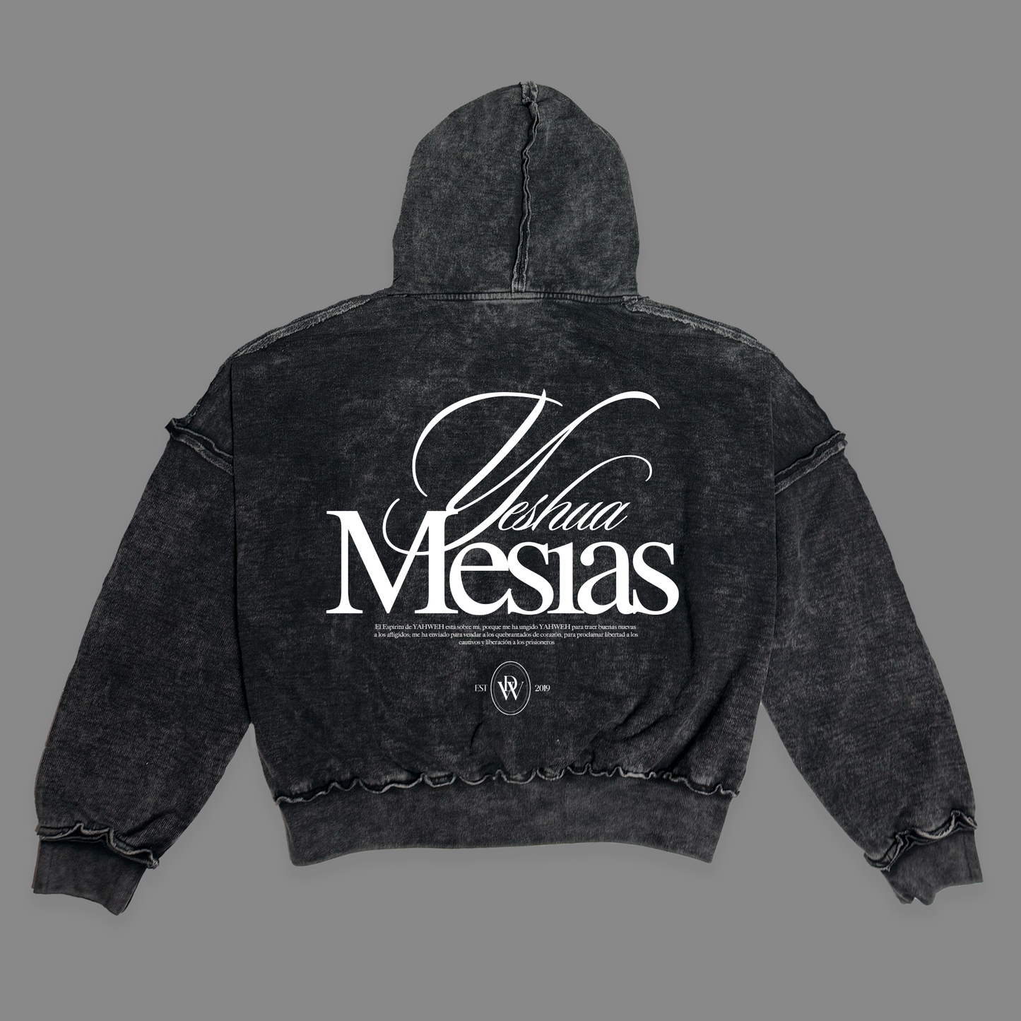 Hoodie Boxy Stone wash MESIAS