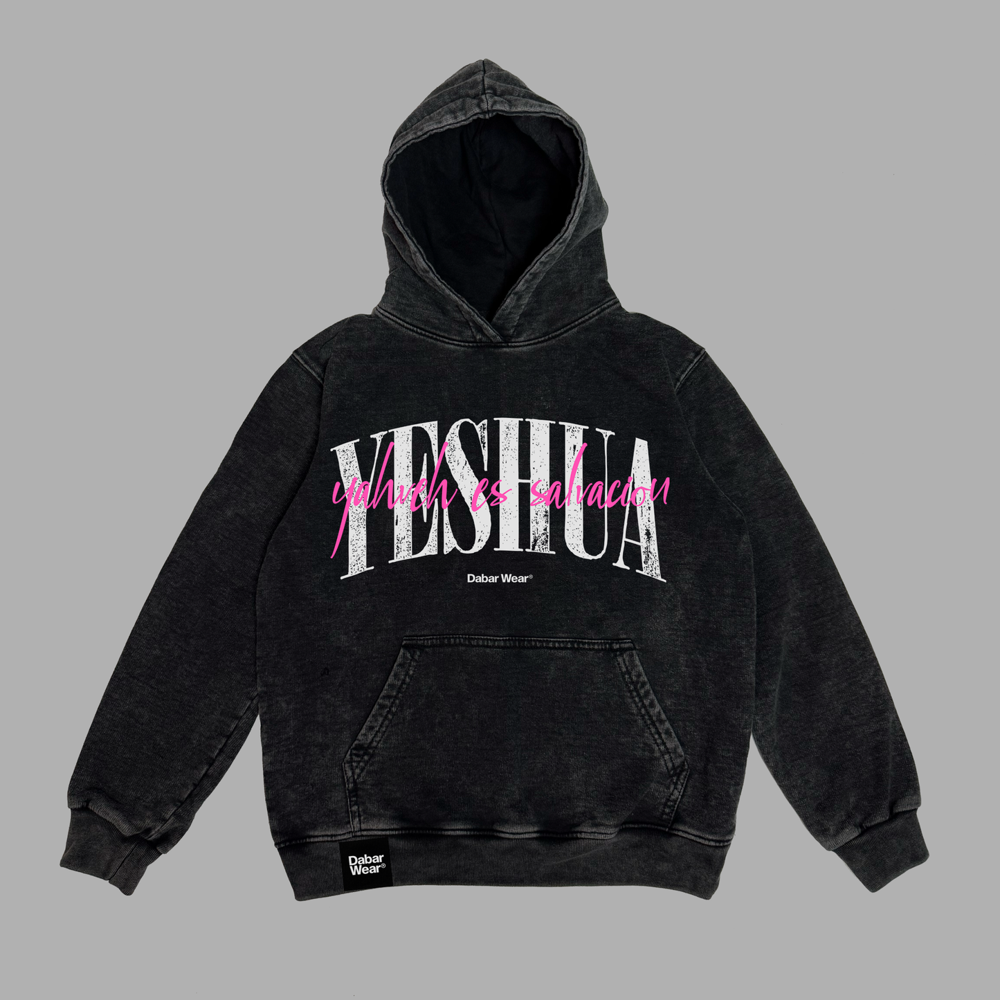 Hoodie Niño acid wash relaxed fit YESHUA