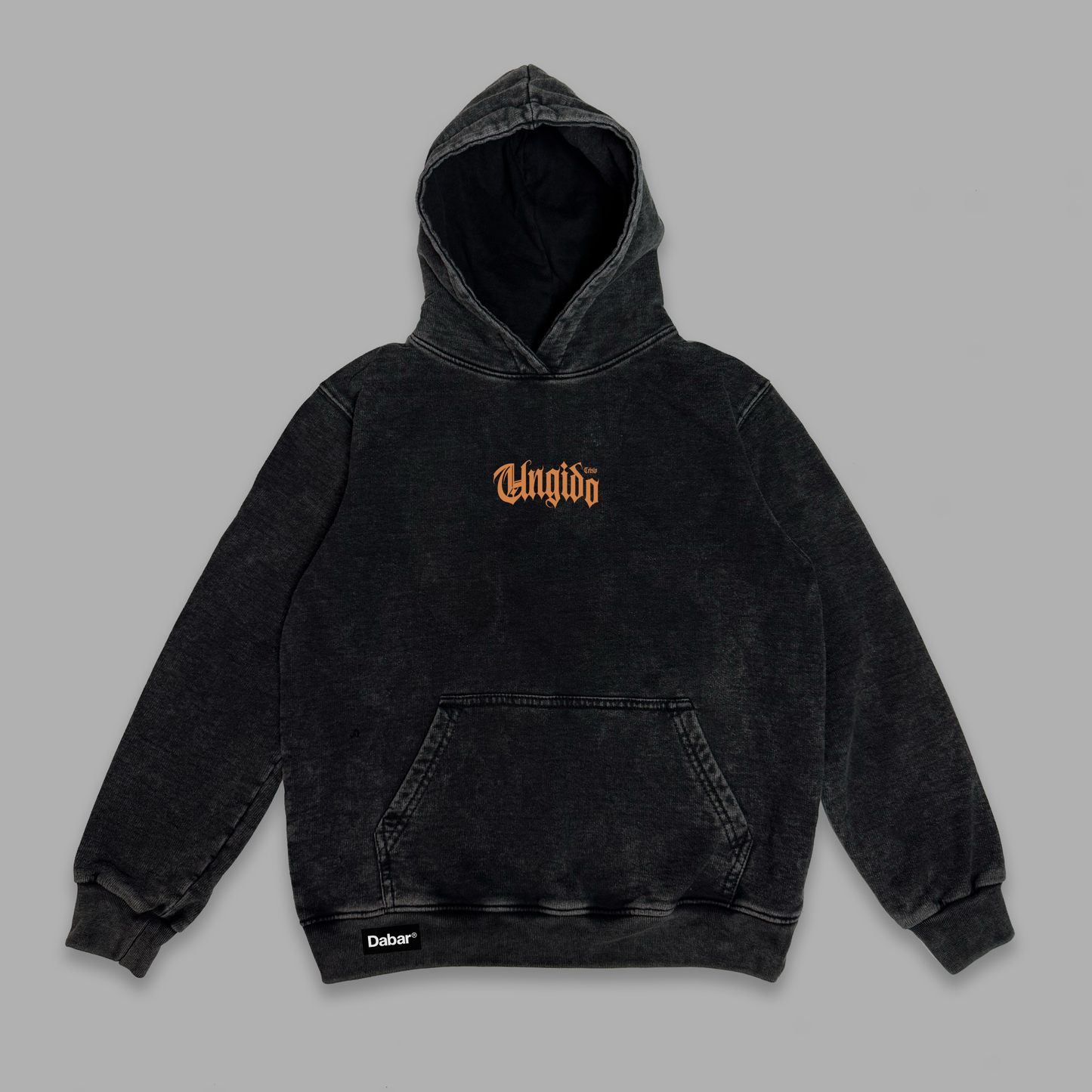 Hoodie Niño acid wash relaxed fit UNGIDO