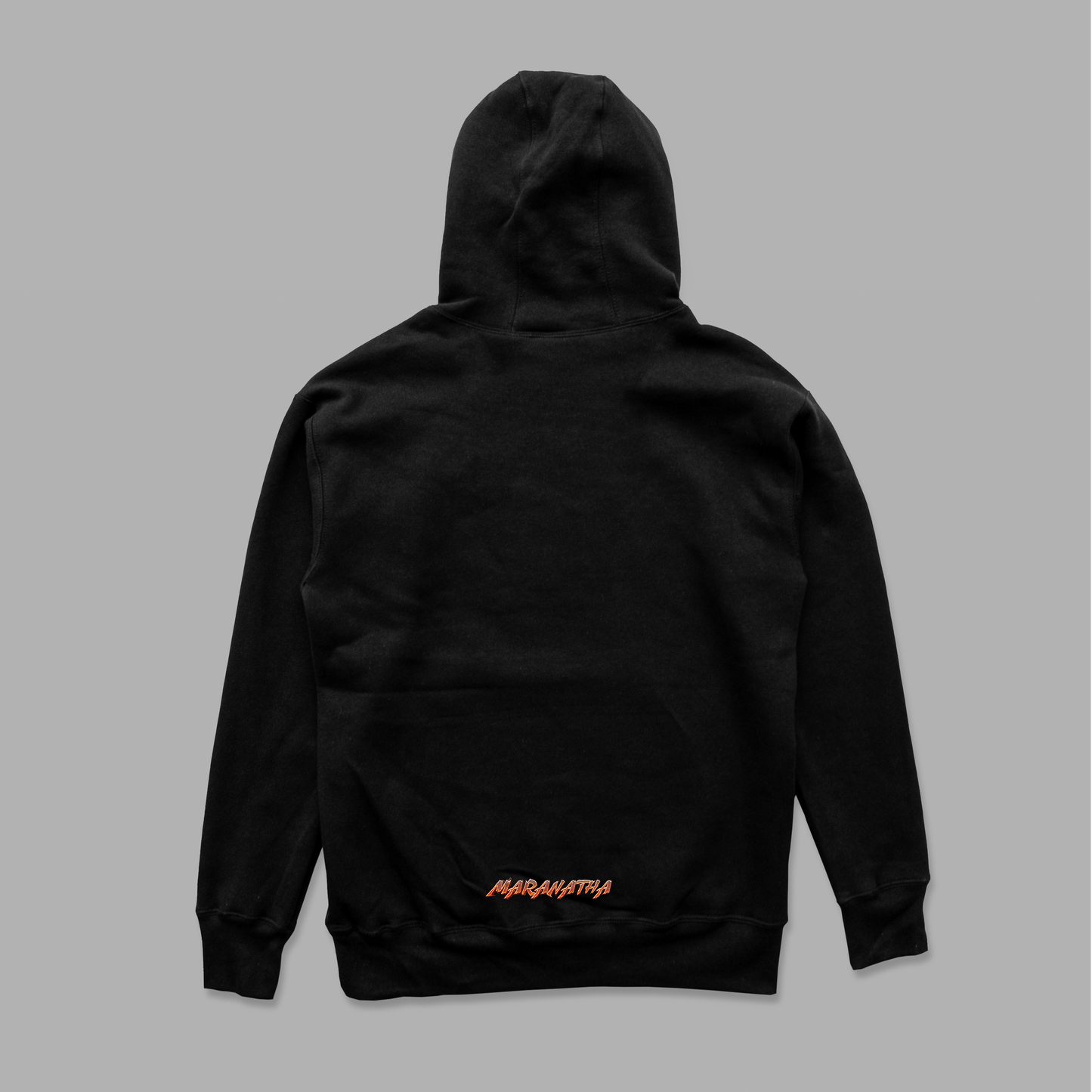 Hoodie relaxed negro MARANATHA