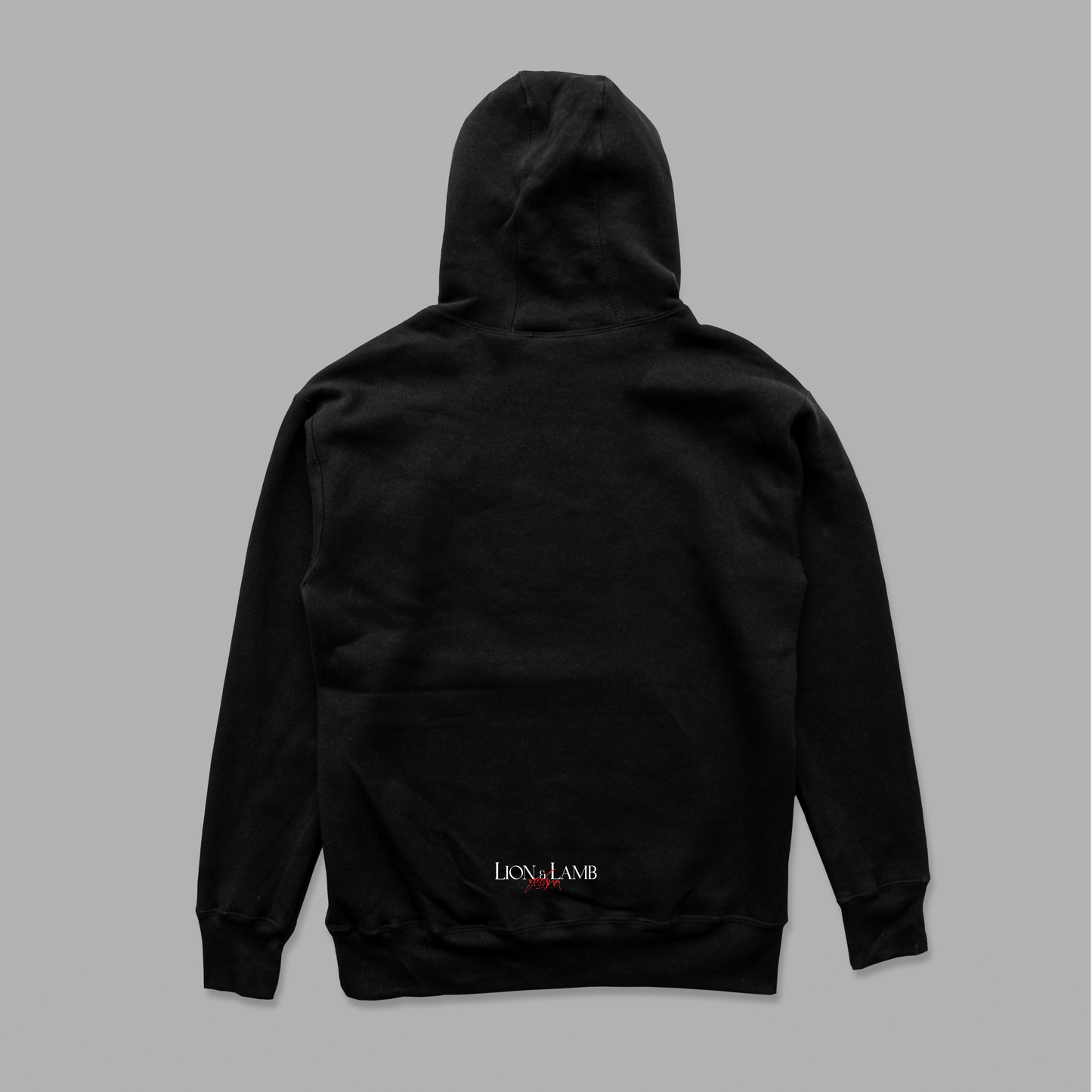 Hoodie relaxed negro LION AND LAMB