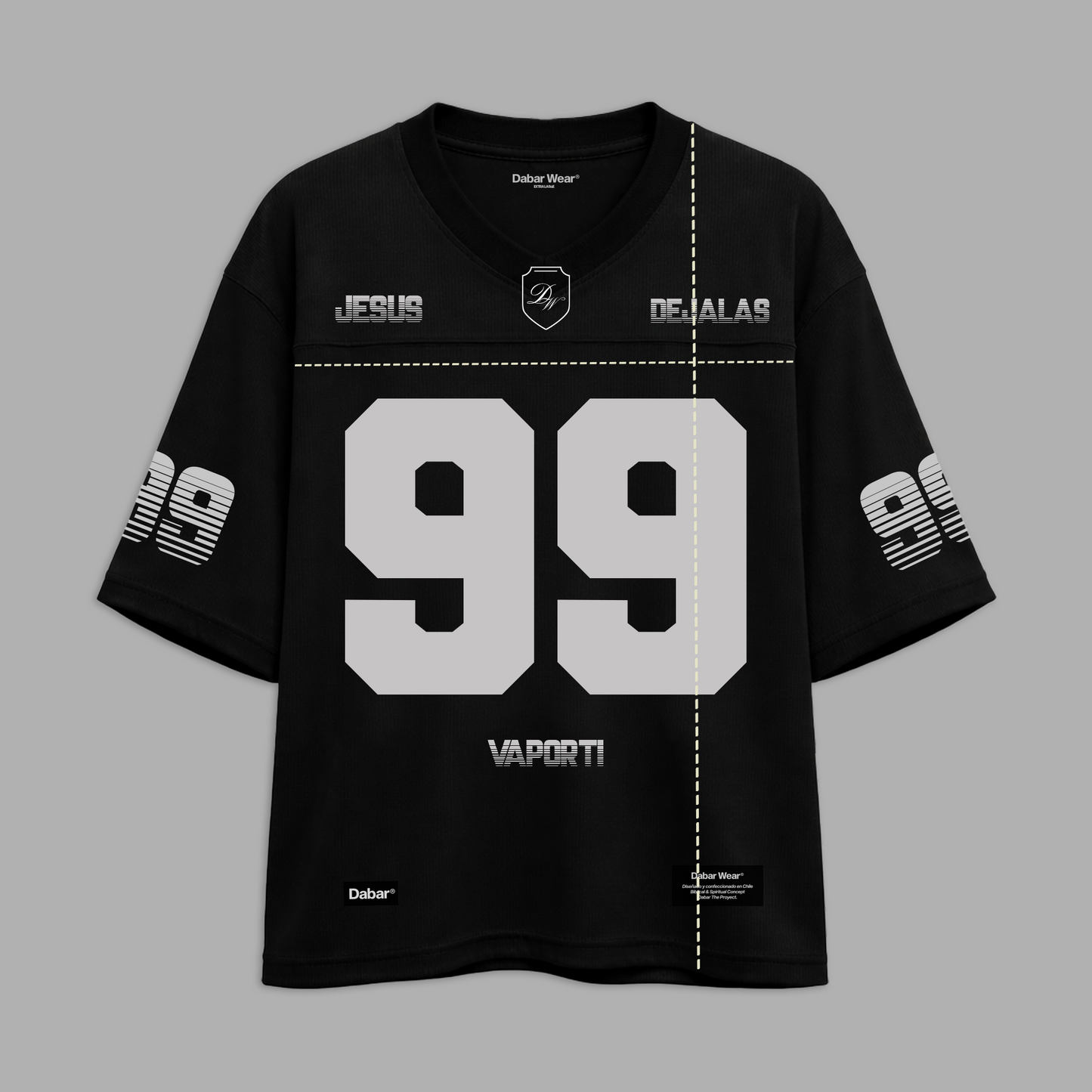 JERSEY OVERSIZE BLACK 99 (Unisex)