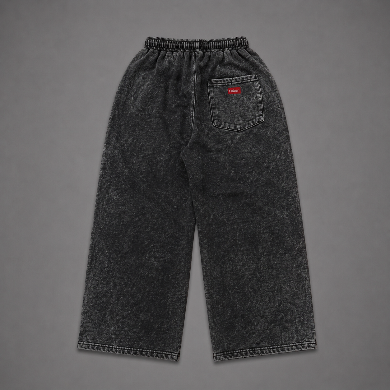 Baggy Pant Stonewash Black "DABAR®"