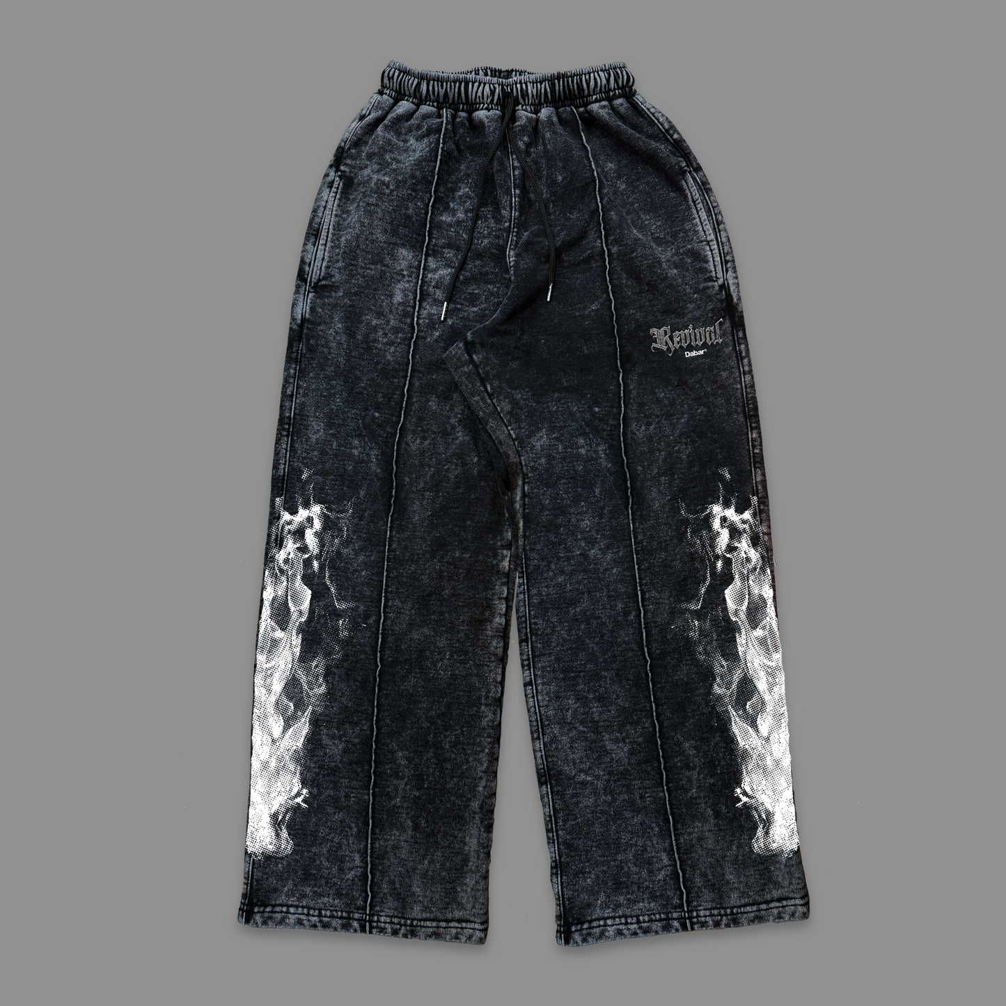 Tshirt stonewash Lines REVIVAL + Baggy Pant REVIVAL