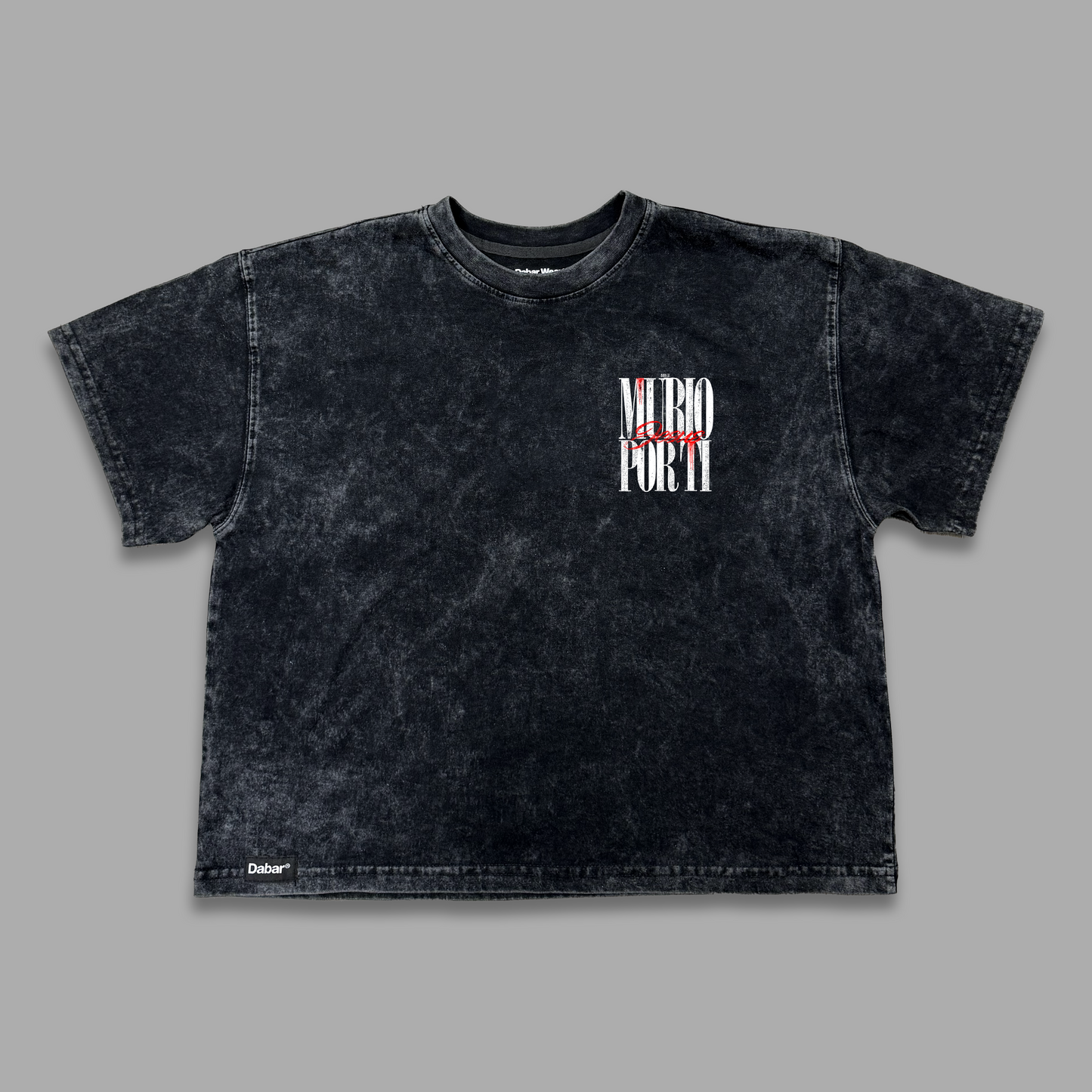 Tshirt Mujer Boxy stonewash MURIO POR TI