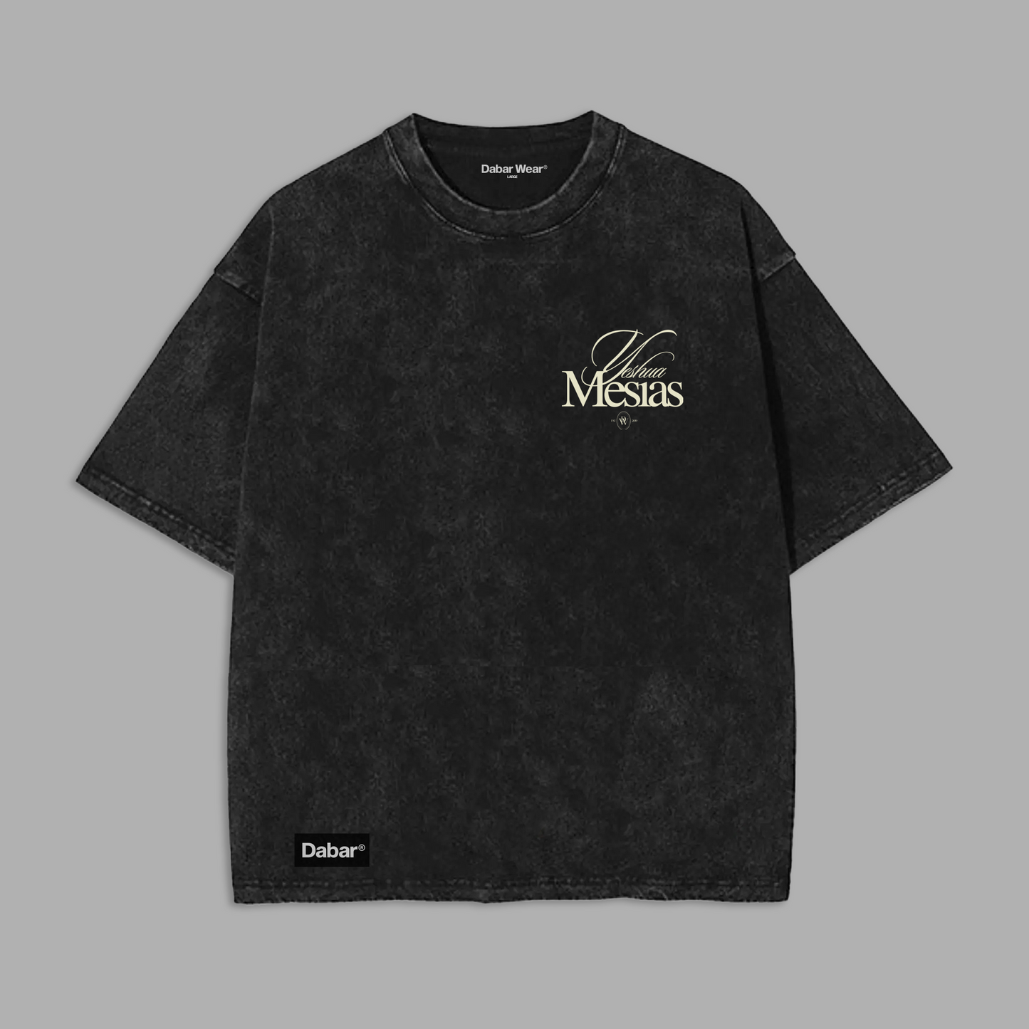 Tshirt Boxy Acid Wash UnIsex MESIAS