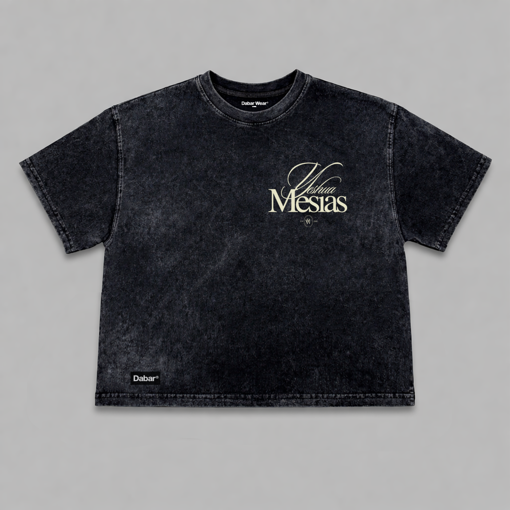 Tshirt Mujer Boxy stonewash MESIAS