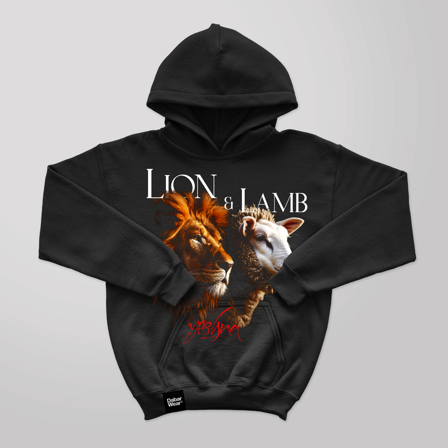 Hoodie Niño LION AND LAMB Black