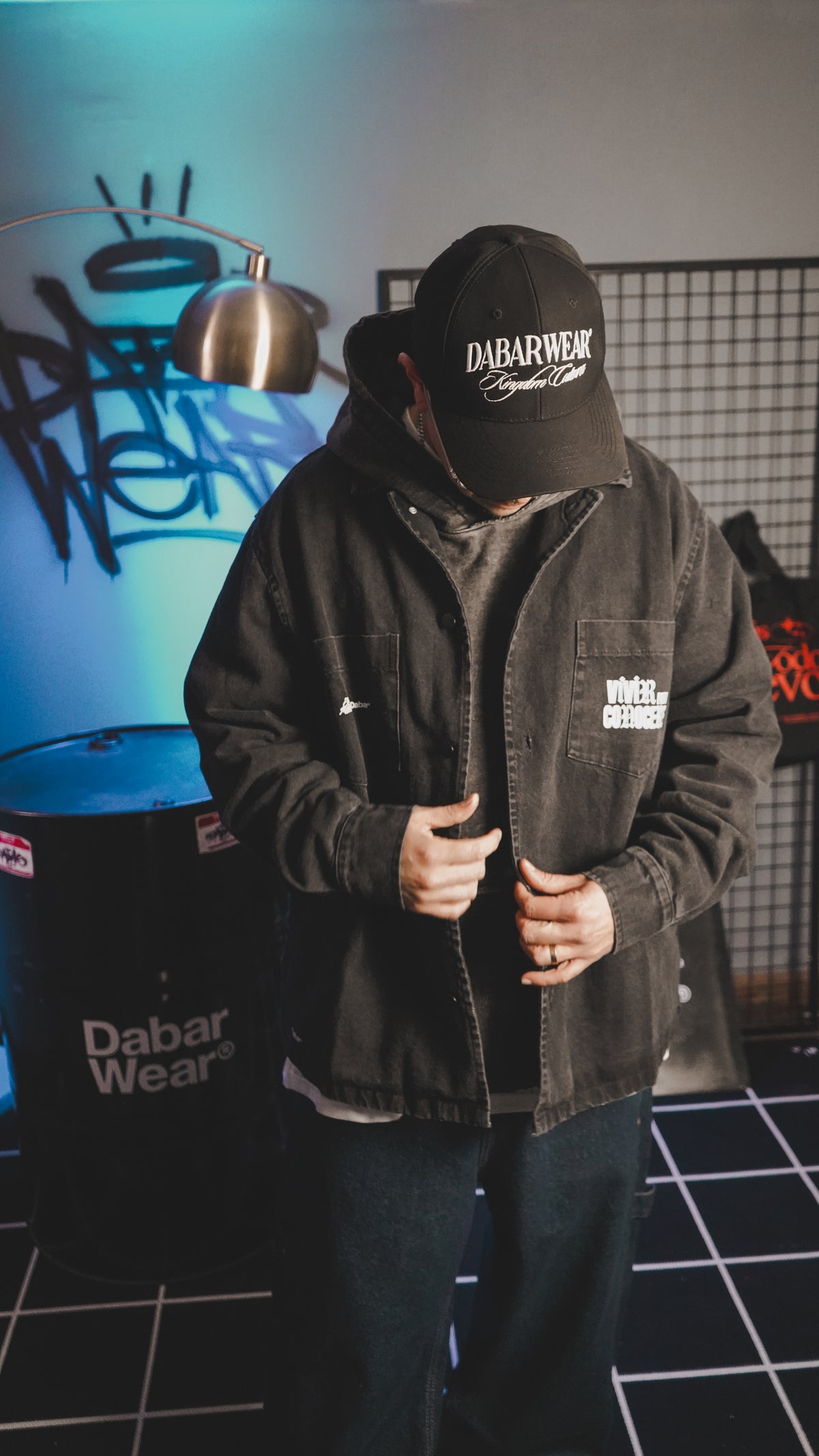 Denim Jacket ELEMENTO X DABAR "VIVIR PARA CONOCERTE" (Fit Oversize)