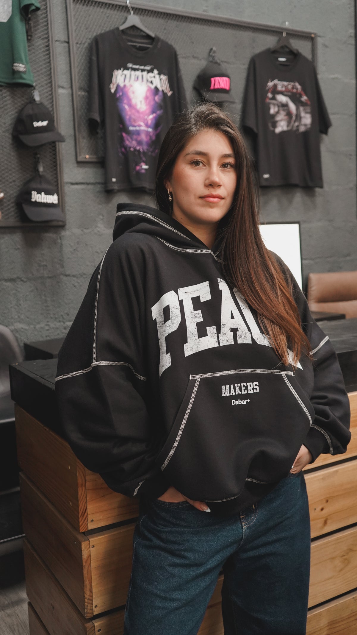 Hoodies Zipup COLORES (Fit Boxy)
