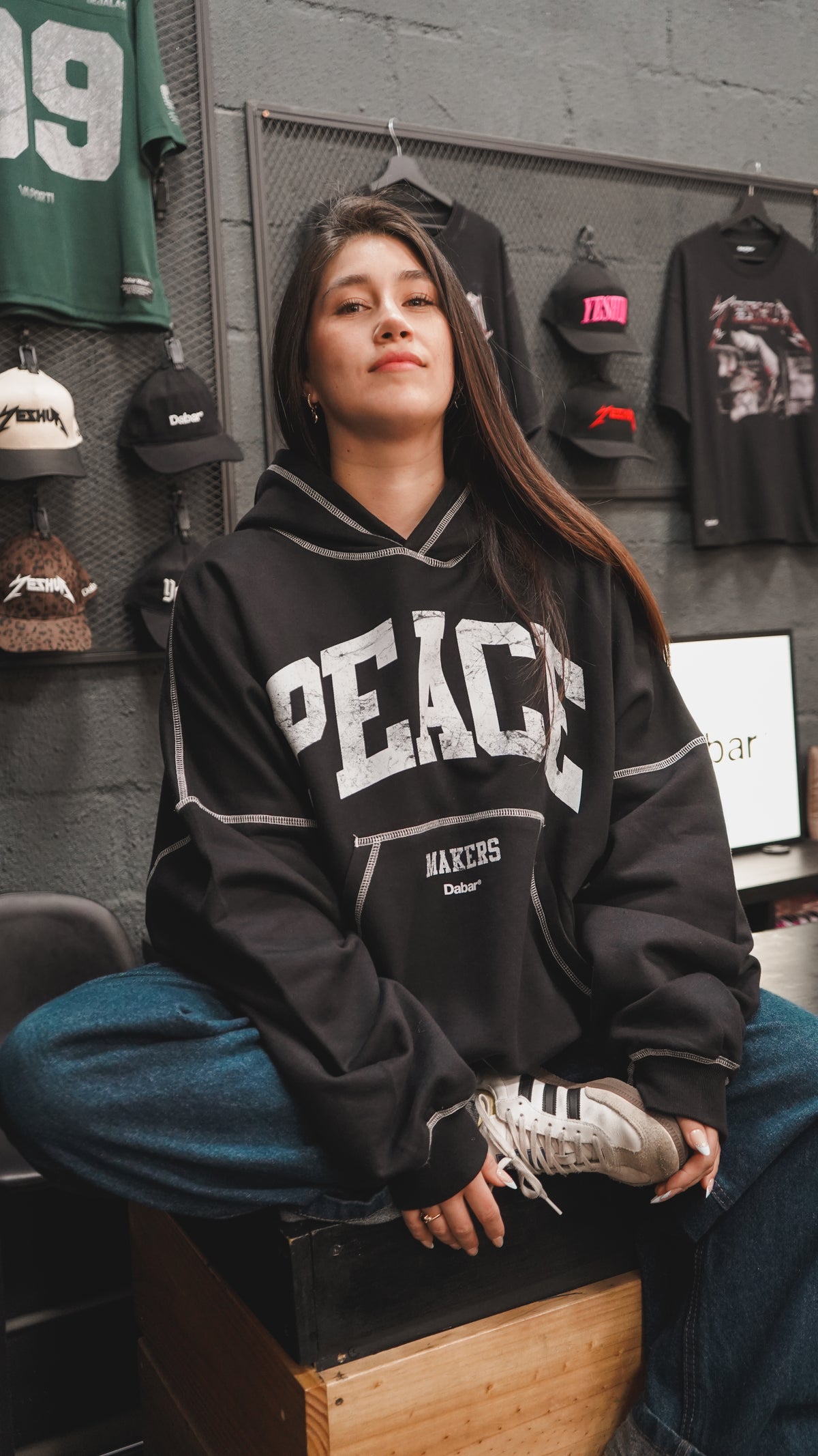 Hoodies Zipup COLORES (Fit Boxy)