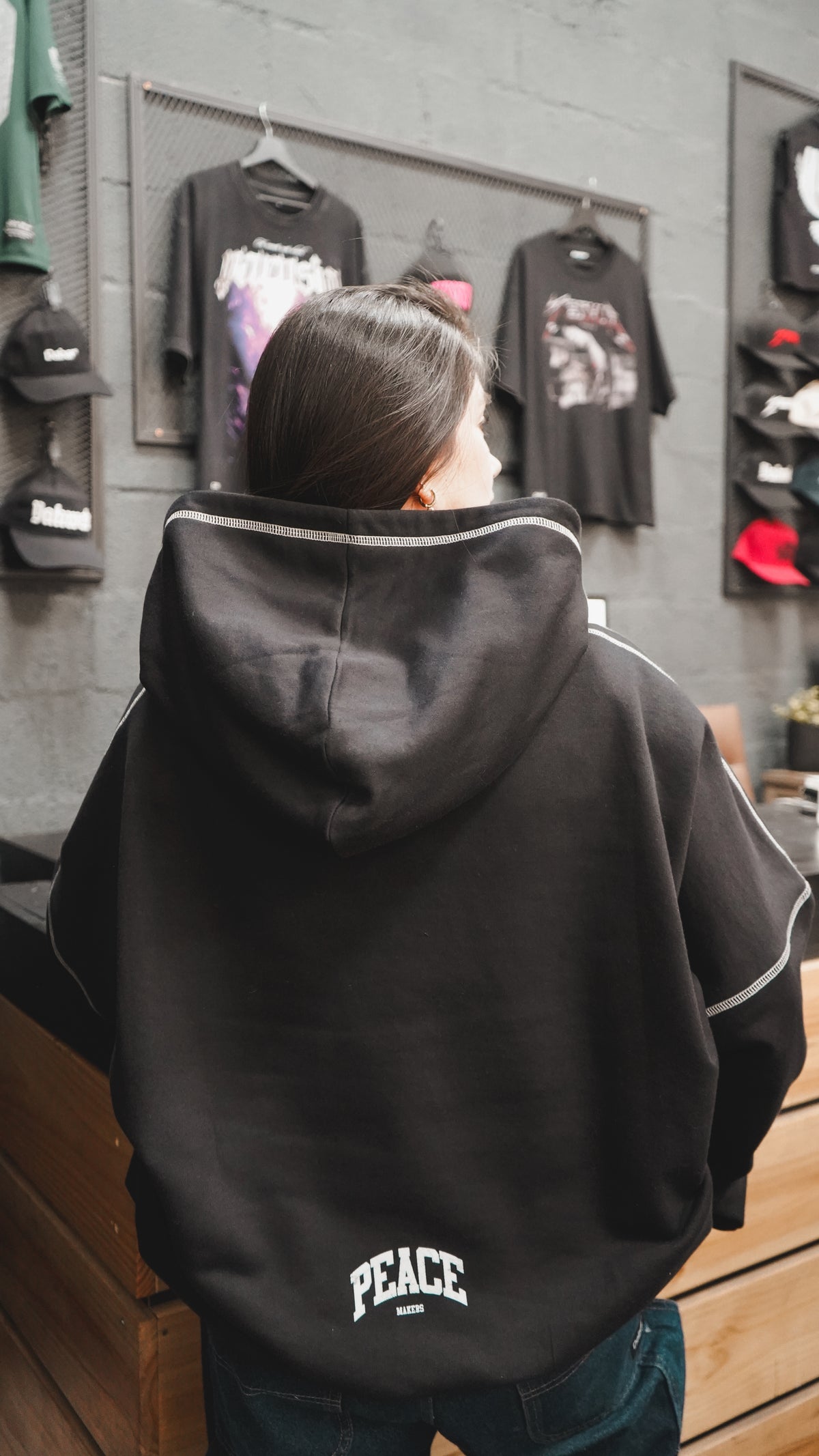 Hoodies Zipup COLORES (Fit Boxy)