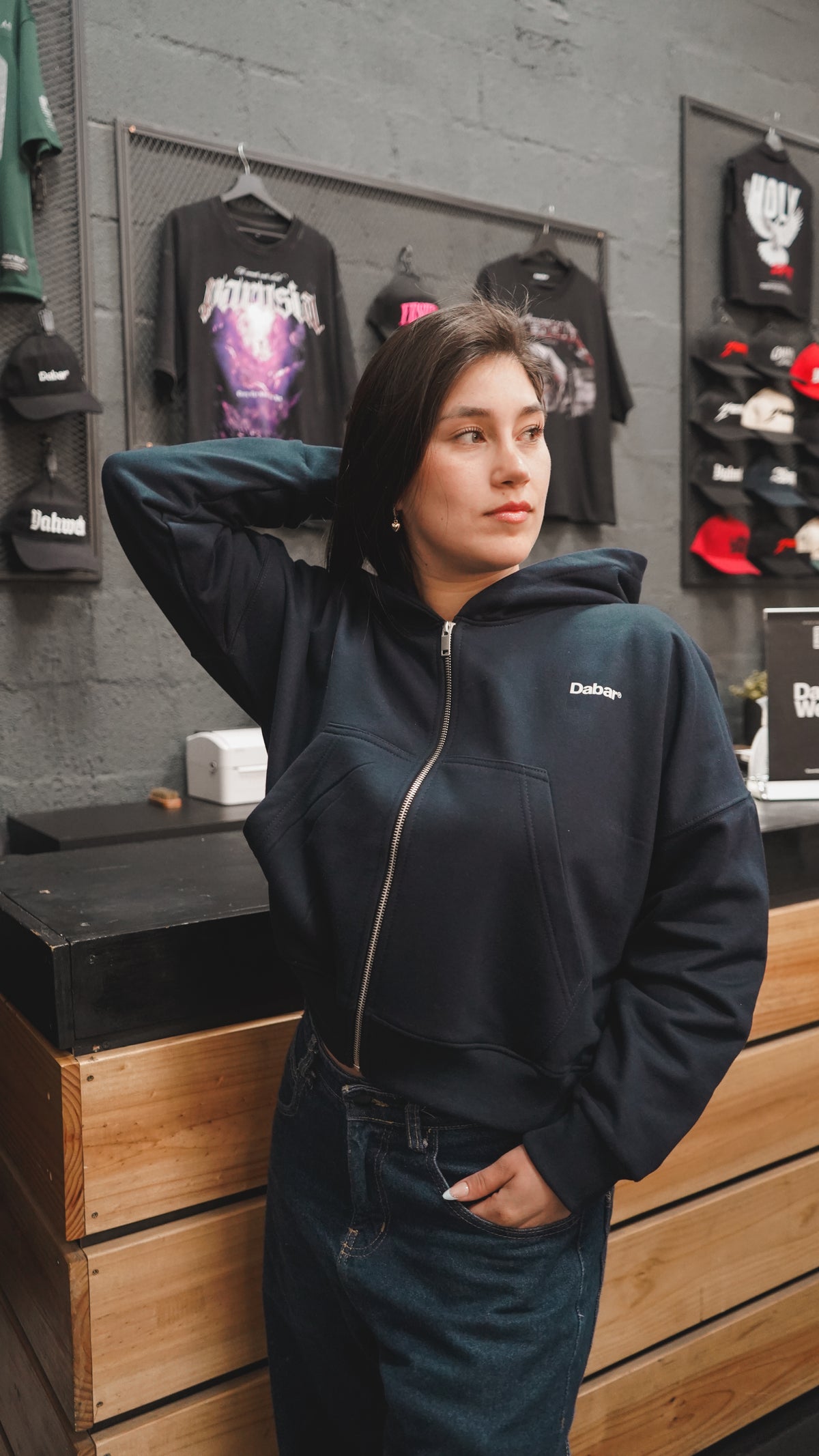 Hoodies Zipup COLORES (Fit Boxy)