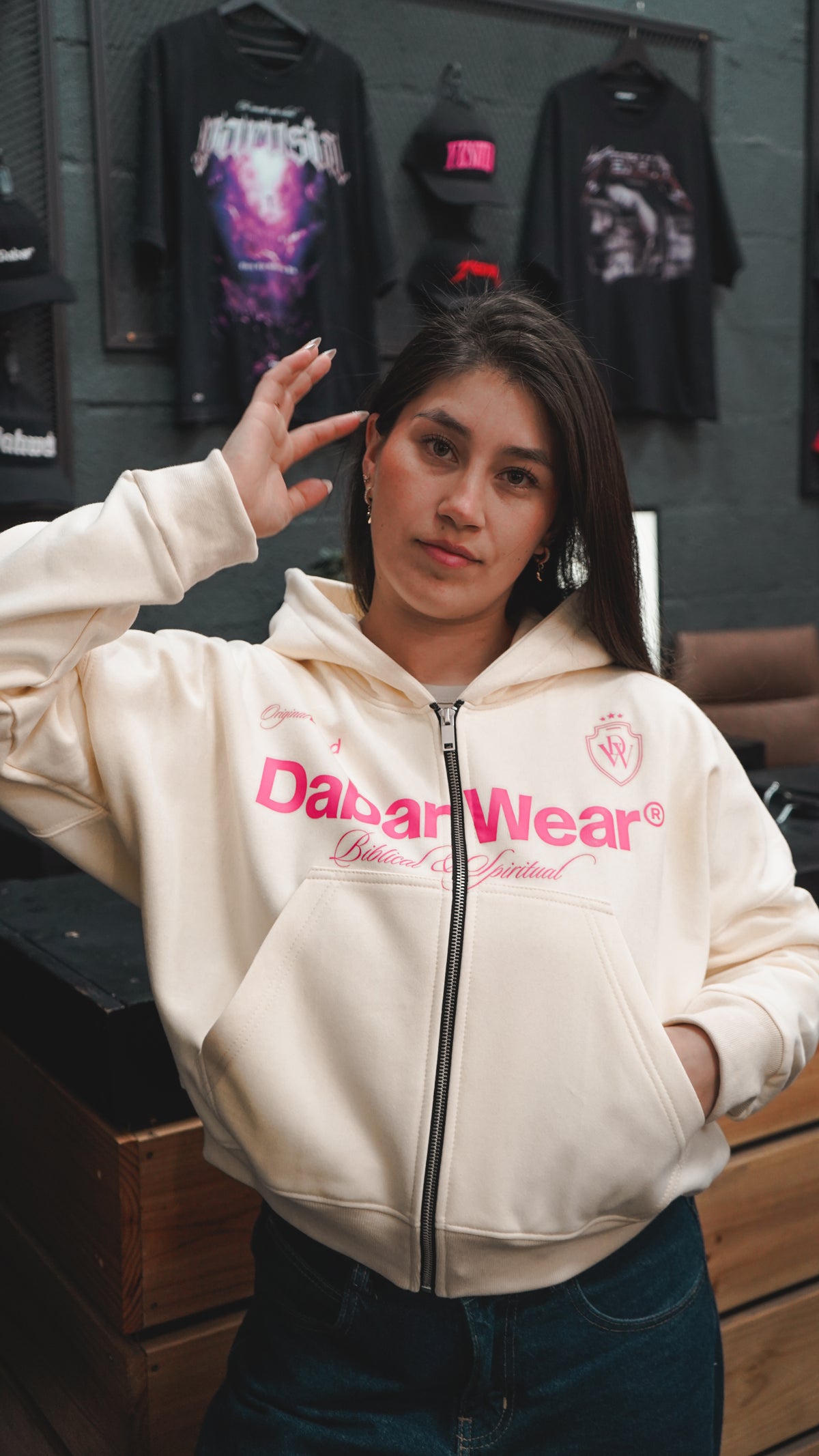 Hoodies Zipup COLORES (Fit Boxy)