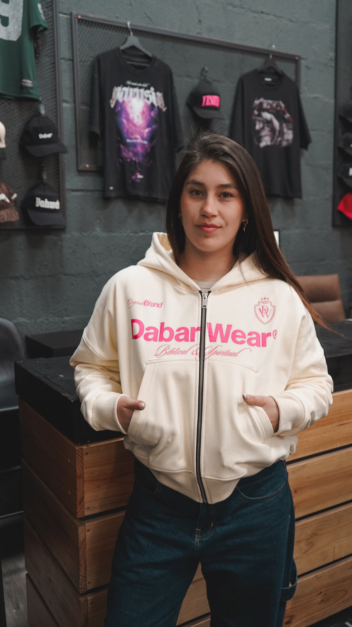 Hoodies Zipup COLORES (Fit Boxy)