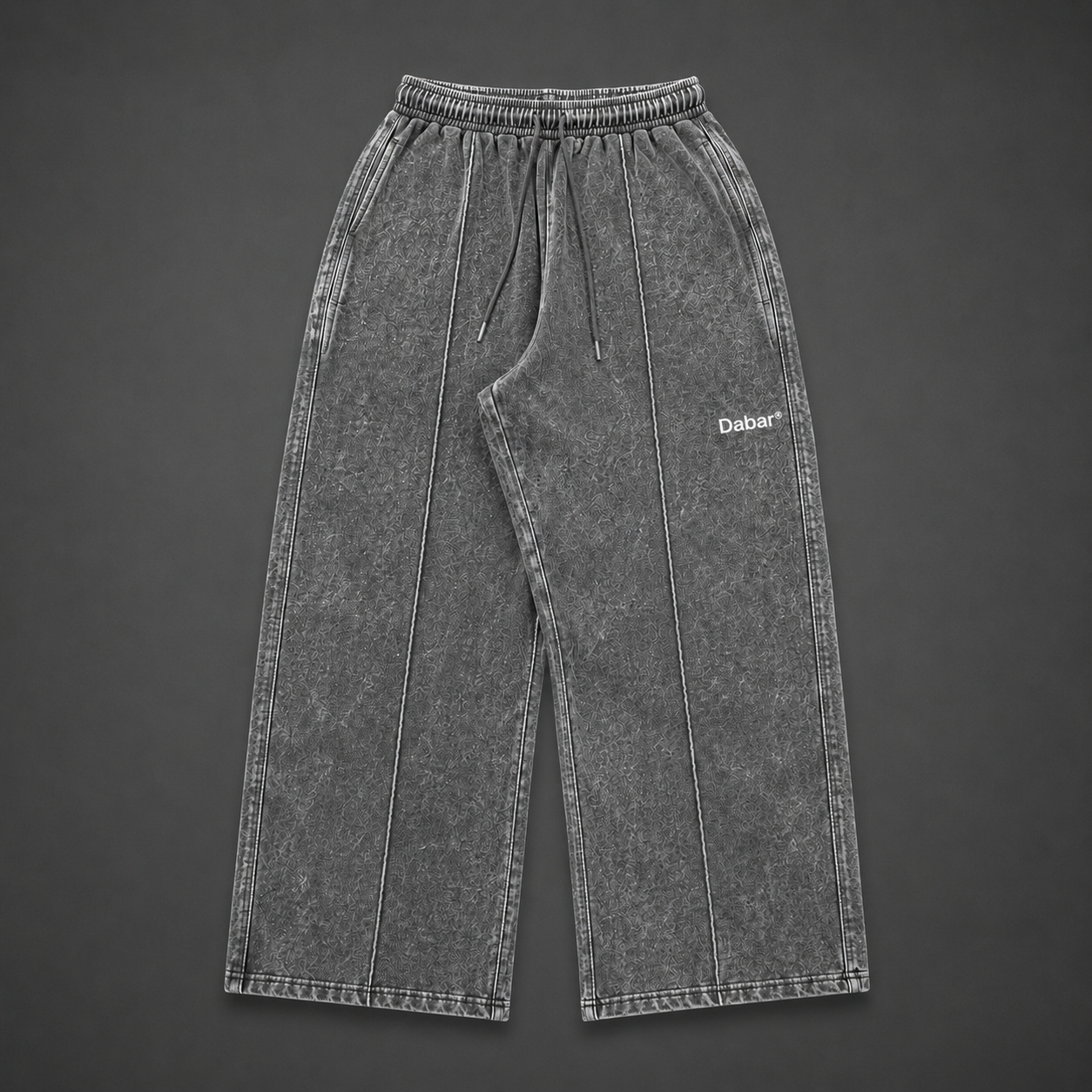 Baggy Pant Stonewash Grey "DABAR®"