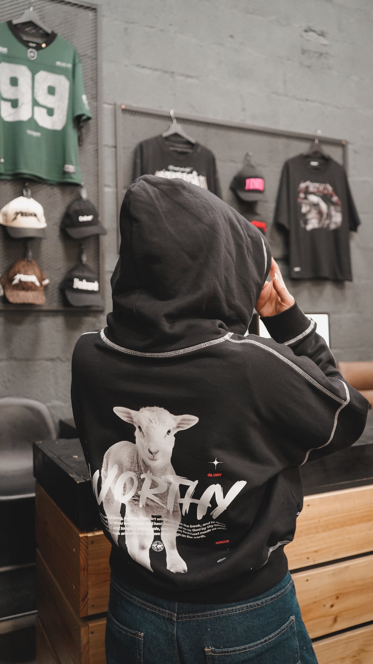 Hoodies Zipup COLORES (Fit Boxy)