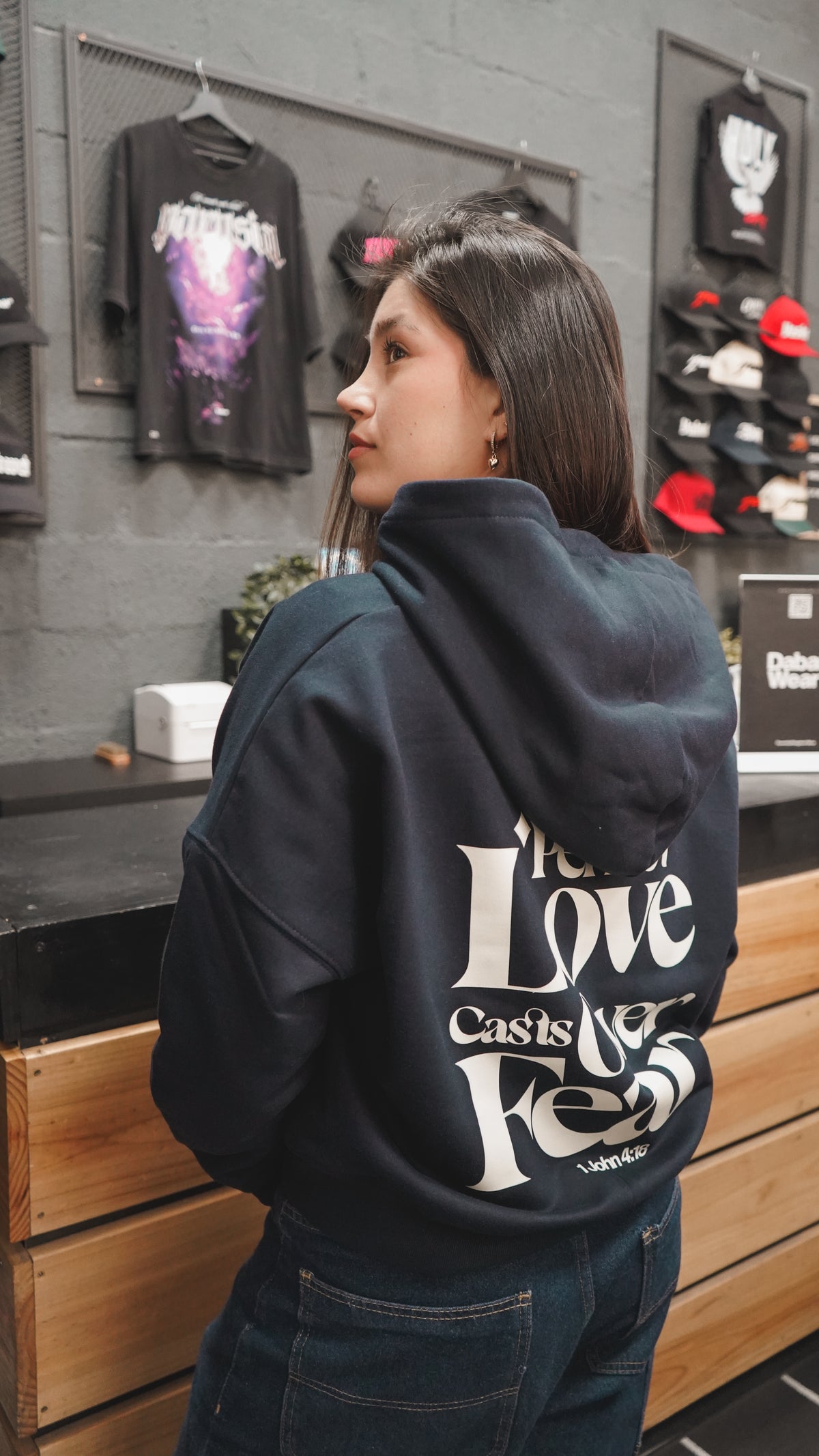 Hoodies Zipup COLORES (Fit Boxy)