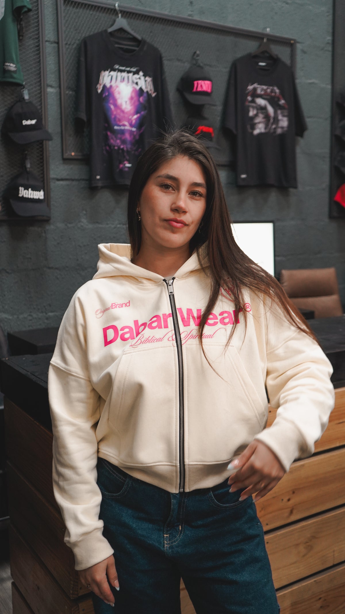 Hoodies Zipup COLORES (Fit Boxy)