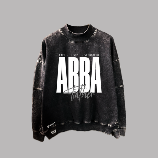 Crewneck Acid wash ABBA Black