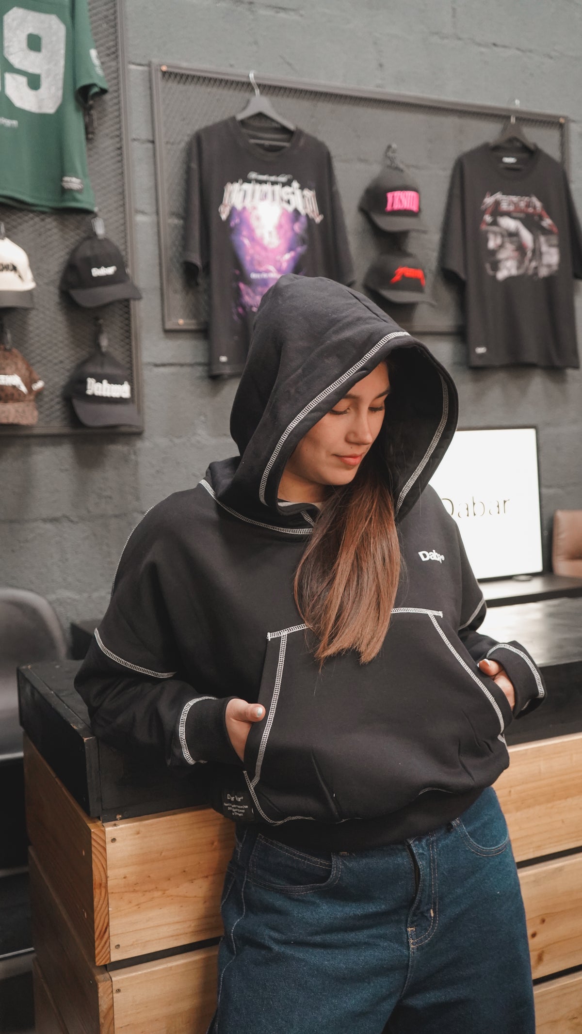 Hoodies Zipup COLORES (Fit Boxy)