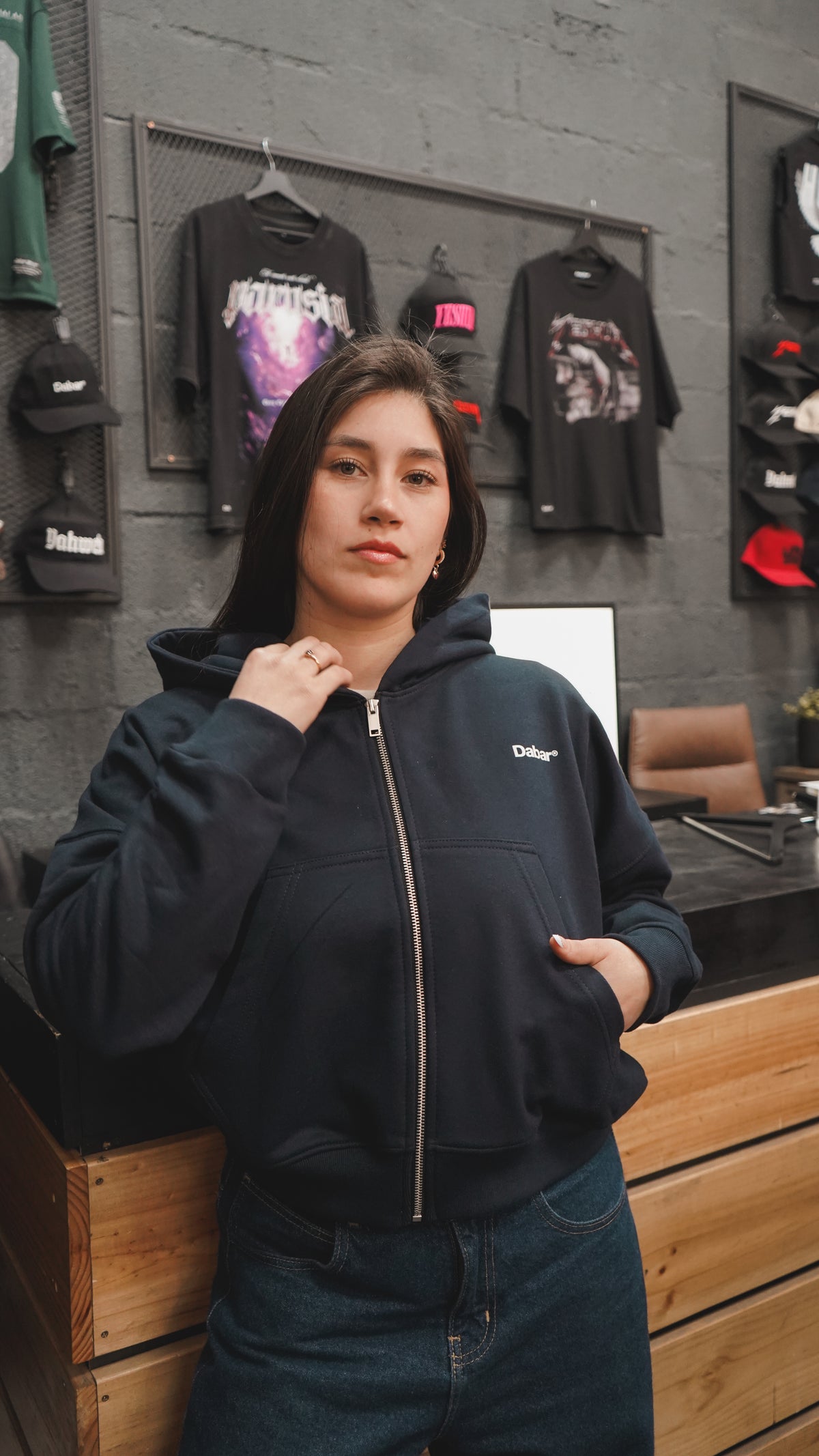 Hoodies Zipup COLORES (Fit Boxy)