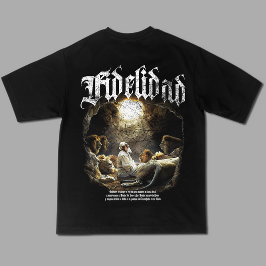 Tshirt Relaxed Black FIDELIDAD
