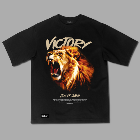 Tshirt Relaxed Black VICTORY