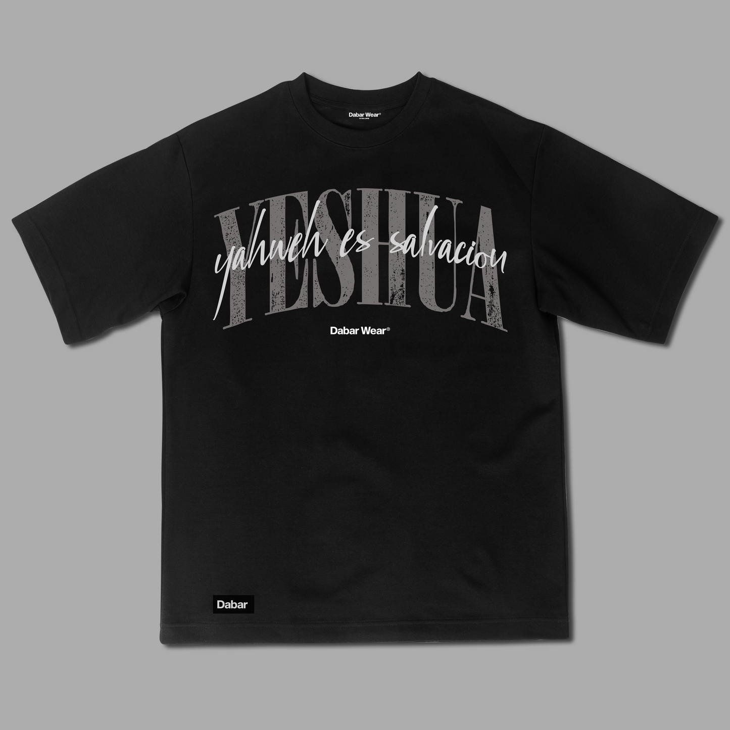 Tshirt Relaxed Black YESHUA GREY