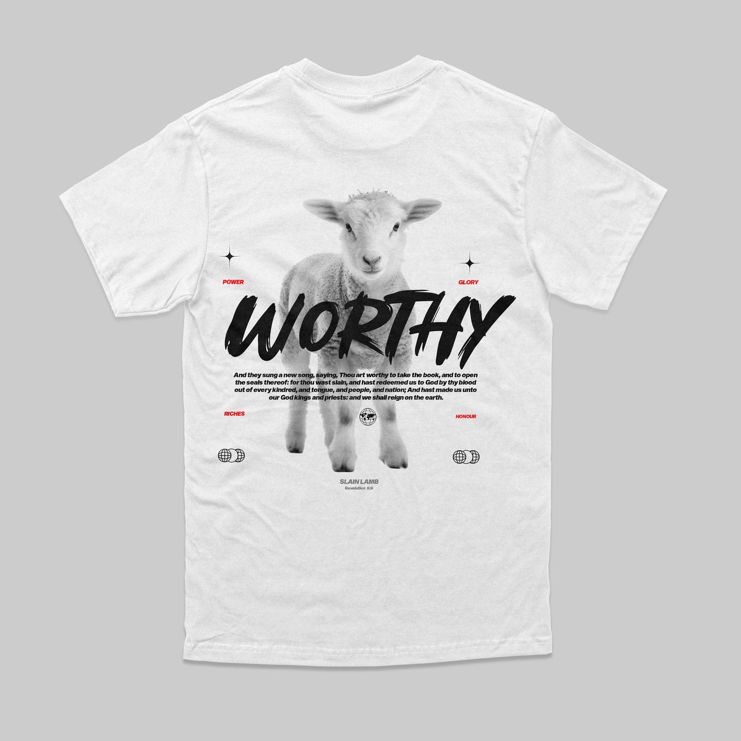 Tshirt Regular Worthy White