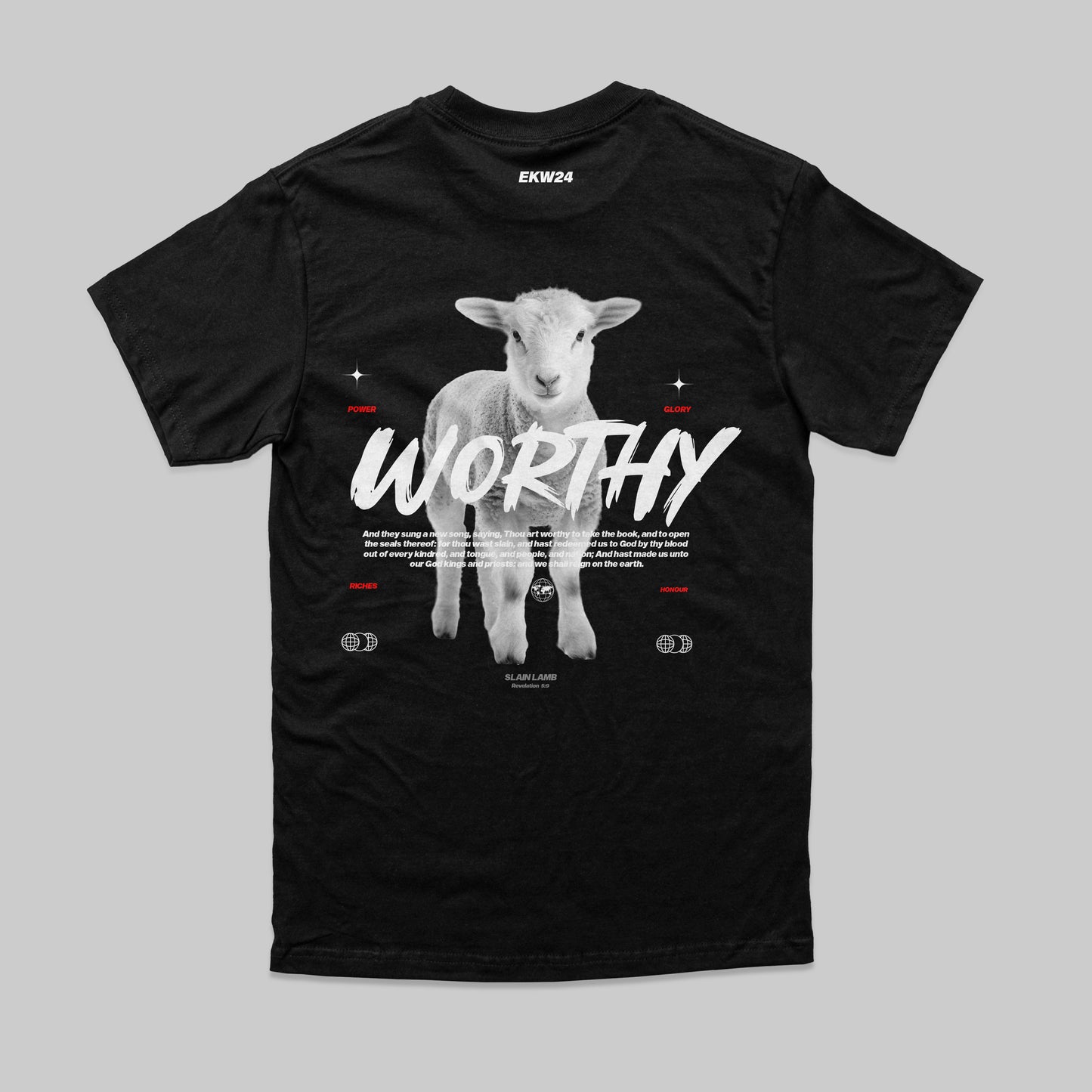 Tshirt Regular Worthy Black