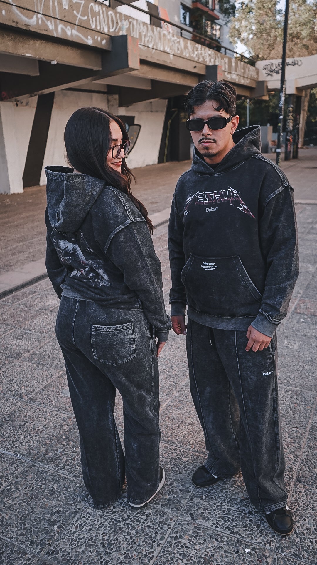 Hoodie Stonewash Distressed Relaxed ISAIAS 53 (unisex)