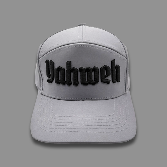 Cap YAHWEH gris bordado 3D (Copia)
