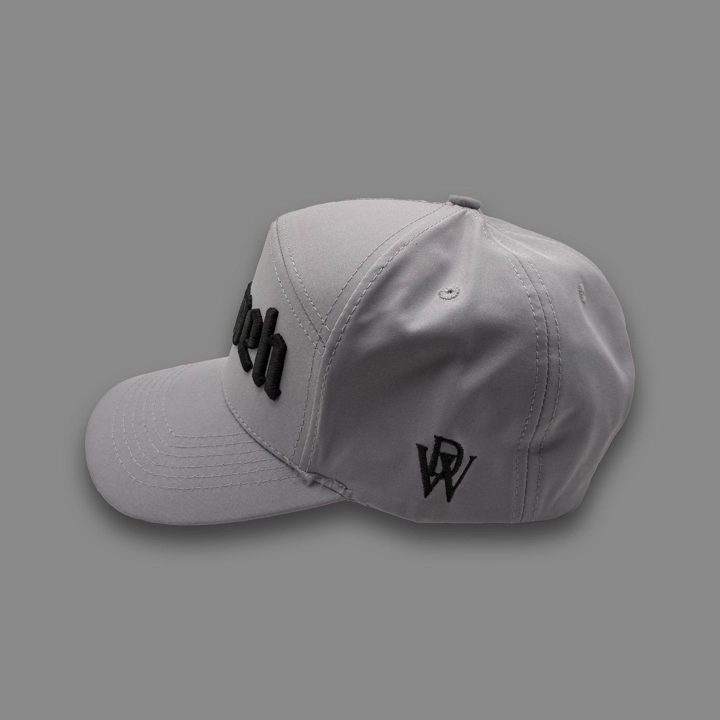 Cap YAHWEH gris bordado 3D (Copia)